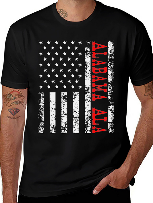 Alabama Flag T-Shirt Patriotic Gift