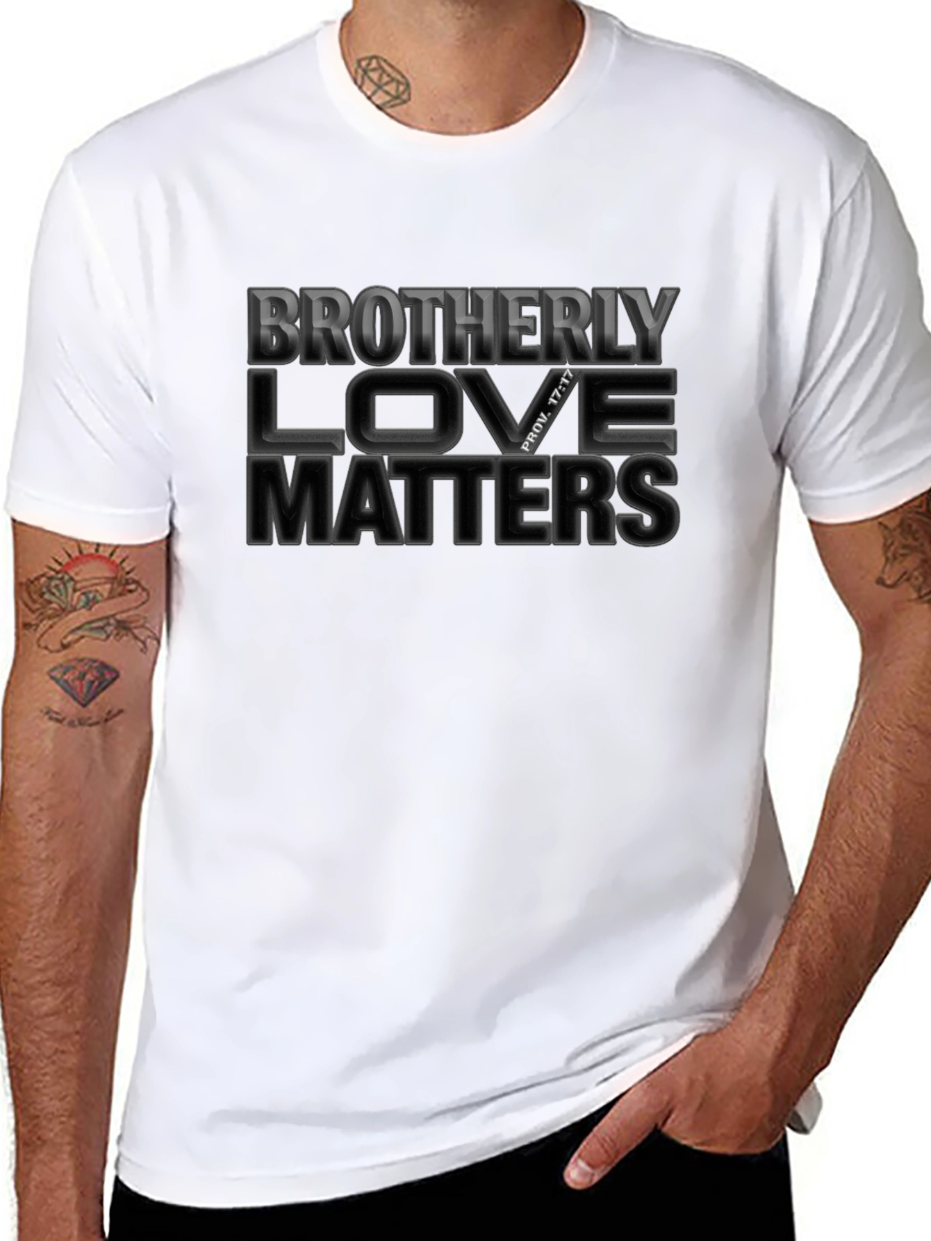 Brotherly Love Matters T-Shirt - Christian Apparel