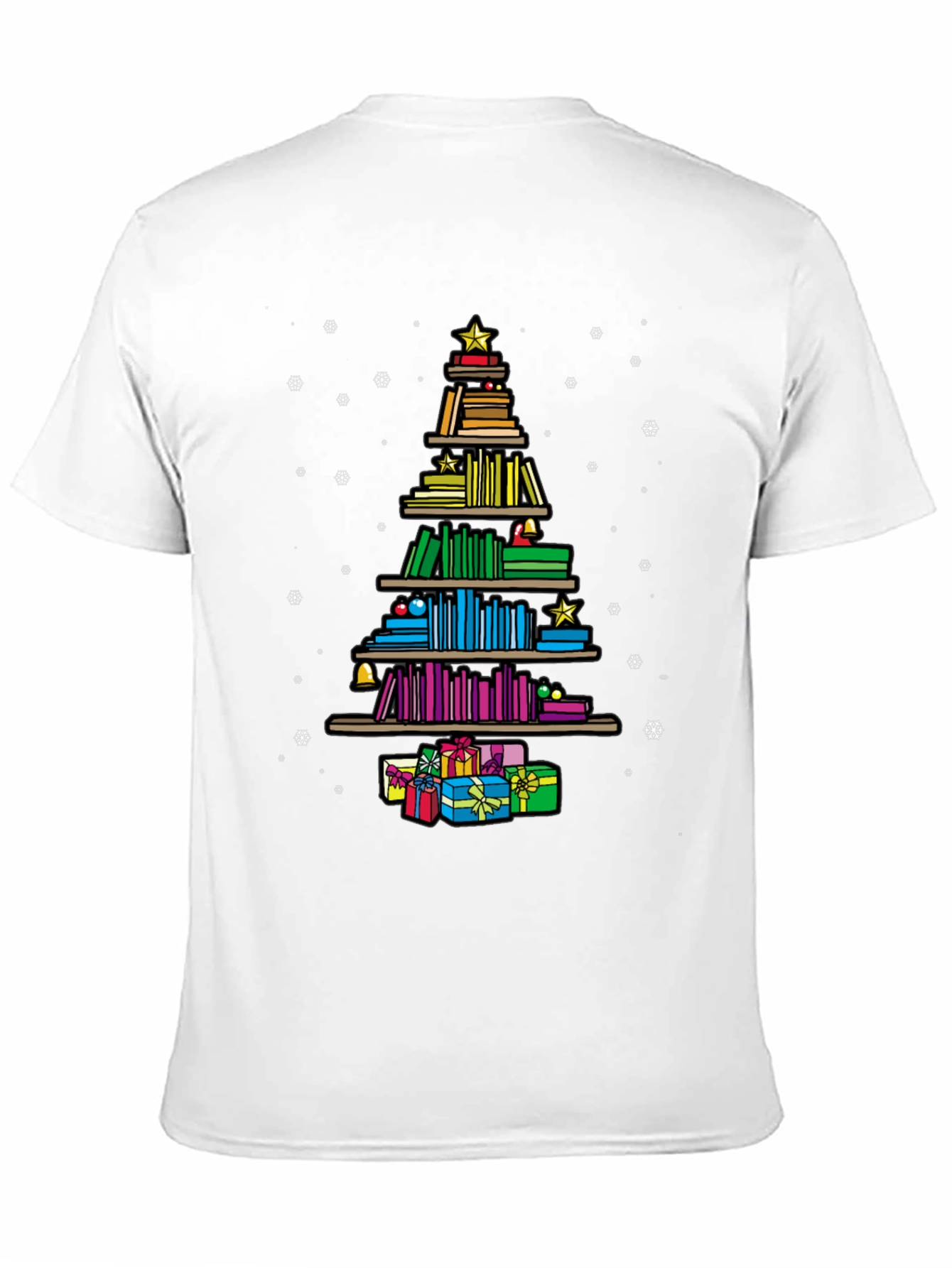 Book Lover Christmas Tree T-Shirt