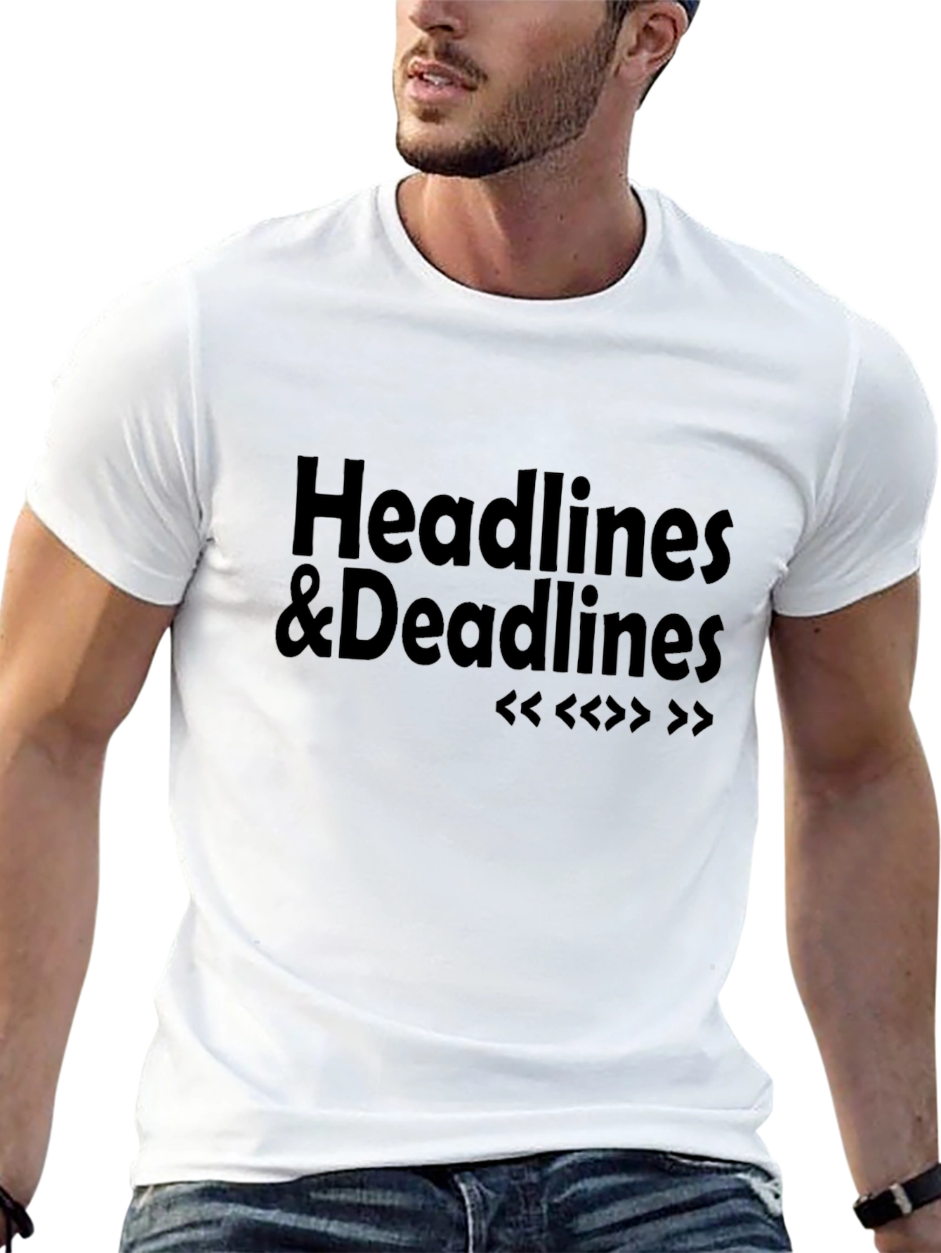 Headlines & Deadlines Graphic T-Shirt