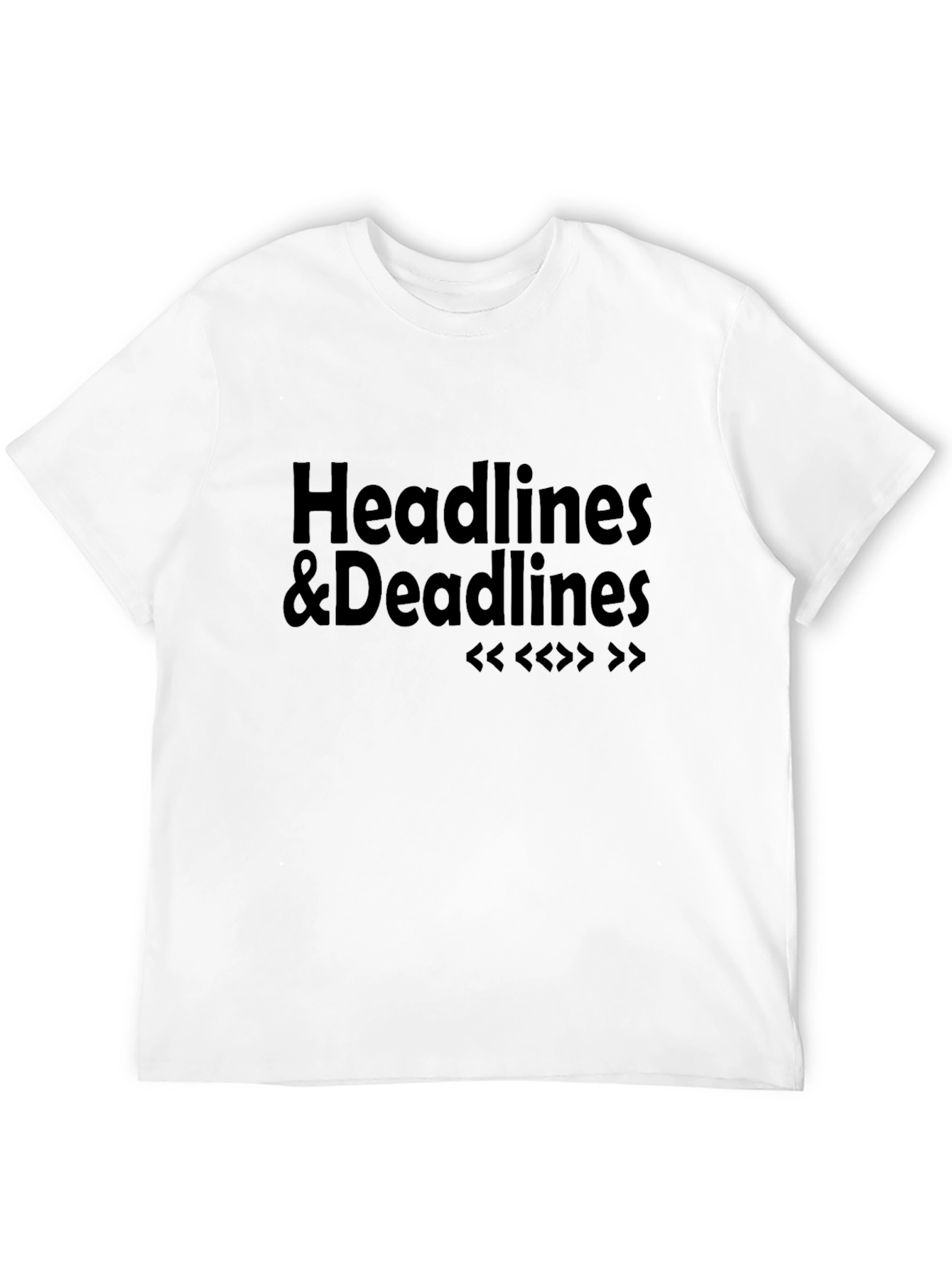 Headlines & Deadlines Graphic T-Shirt