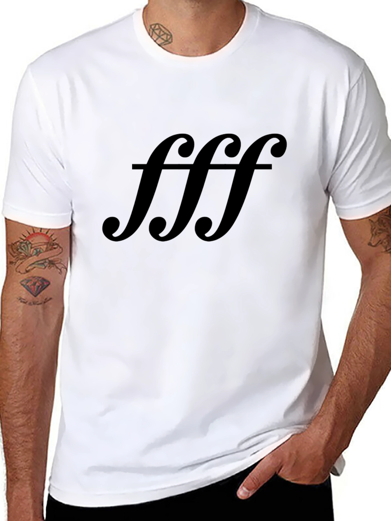 Black T-Shirt with FFF Print