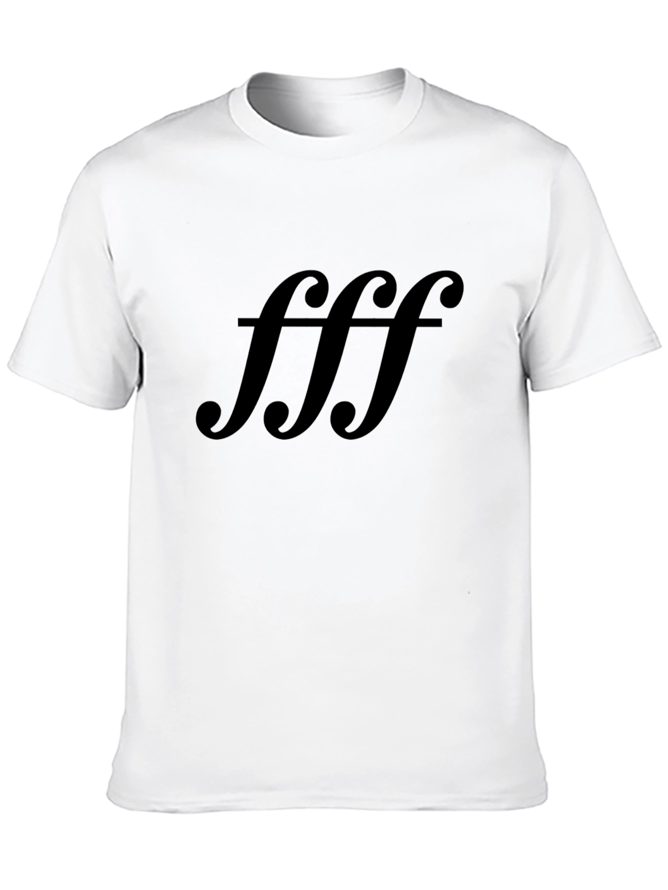 Black T-Shirt with FFF Print