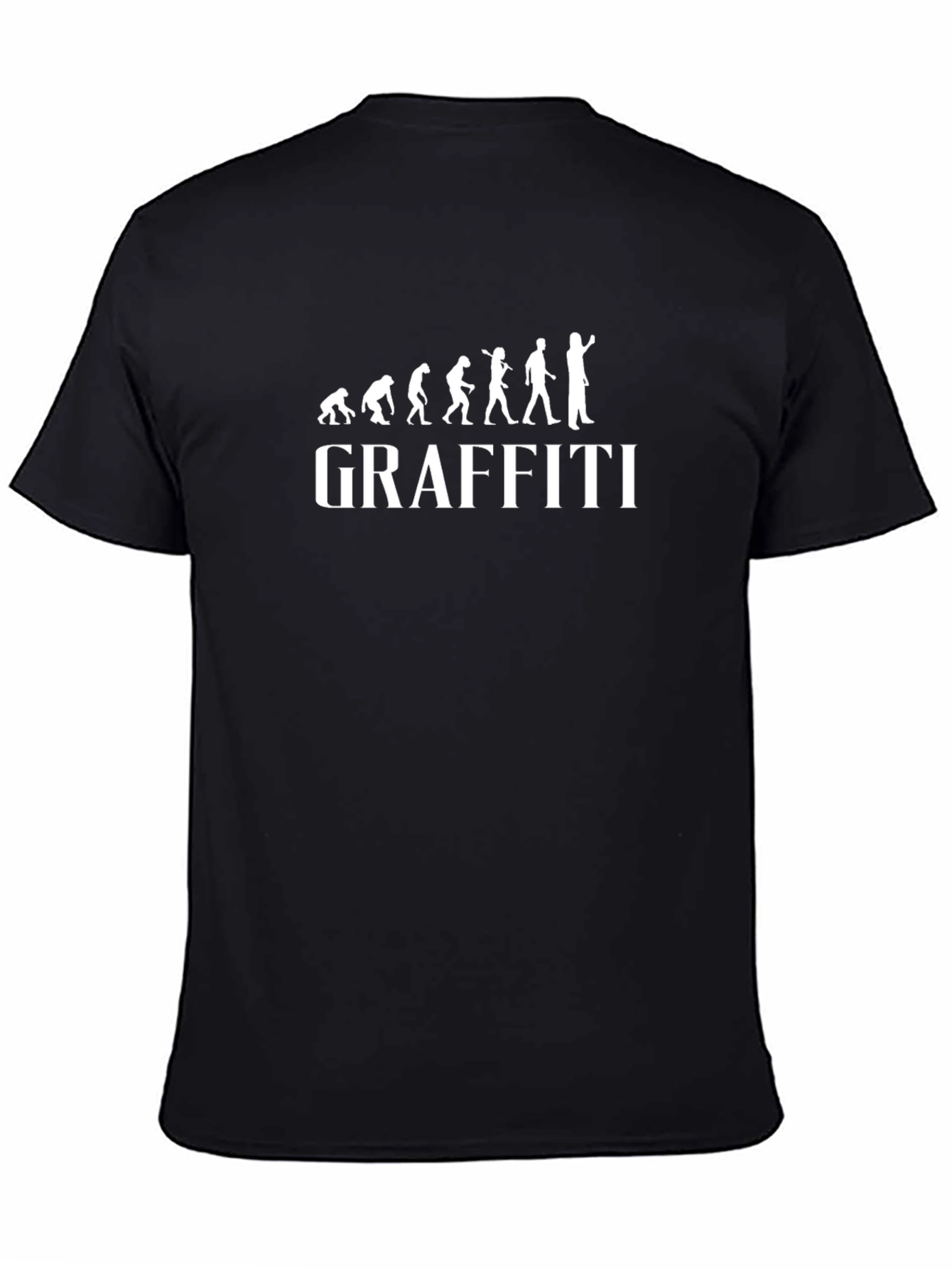 Evolution of Graffiti Artist Black T-Shirt