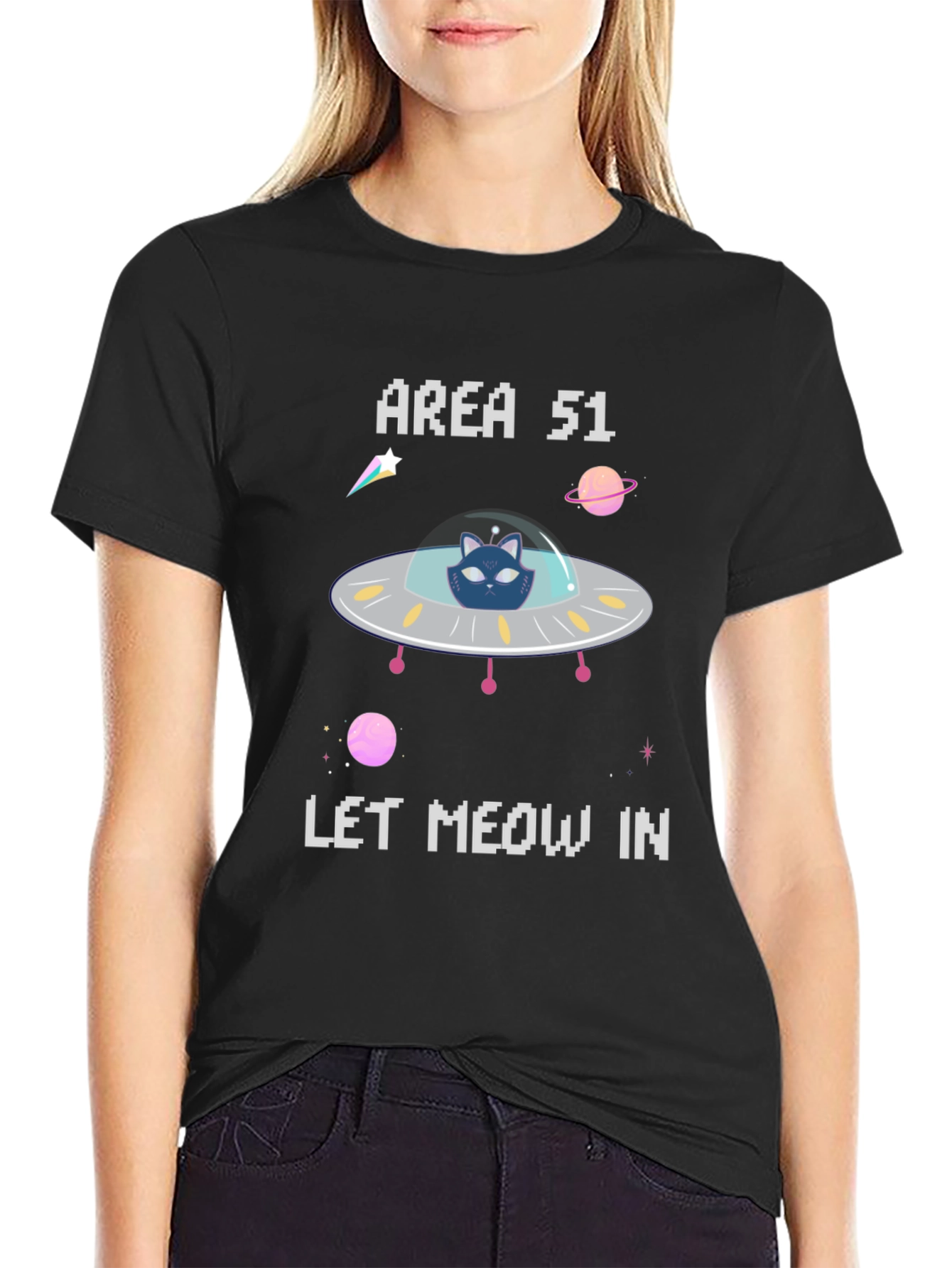 Area 51 Let Meow In T-Shirt