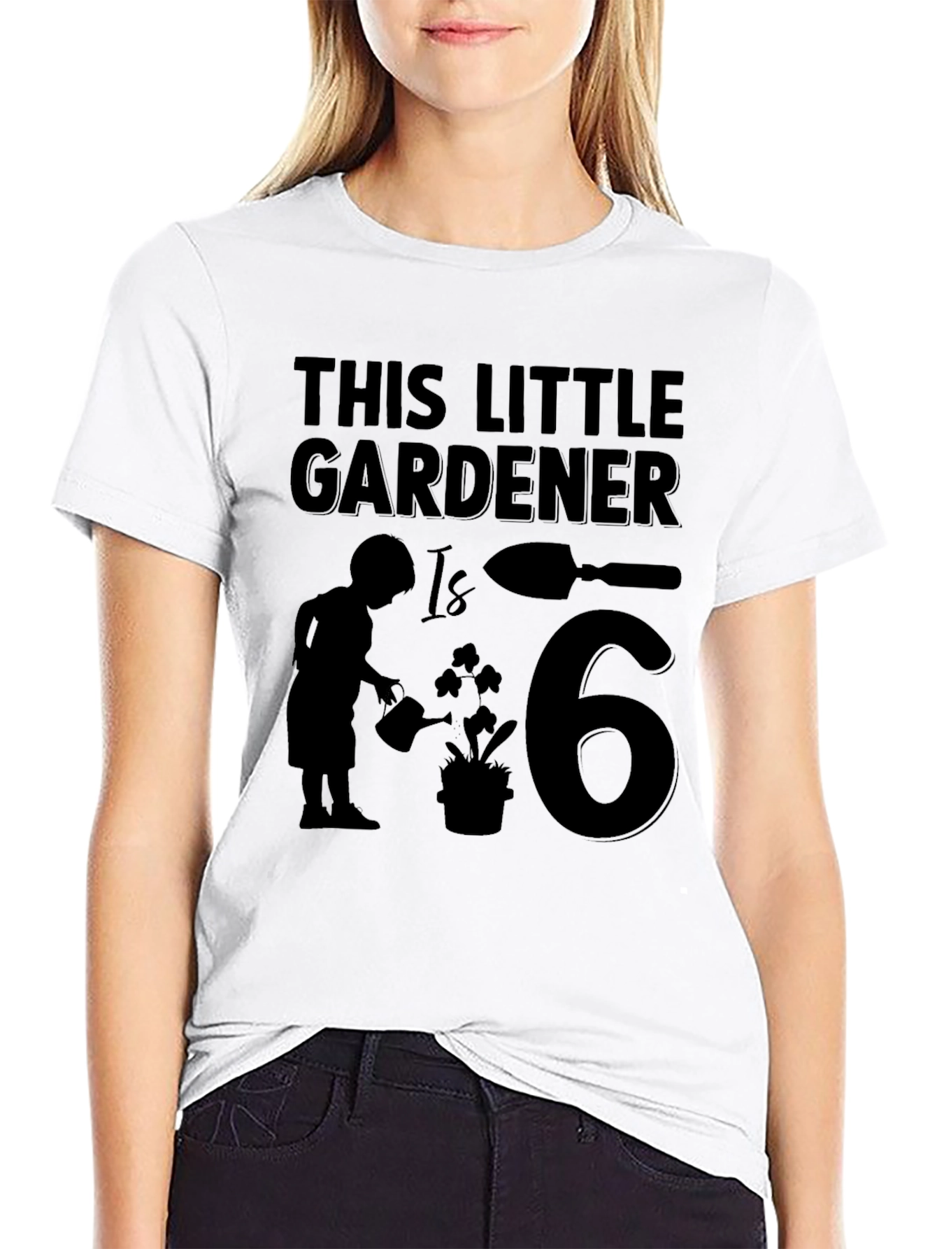 Little Gardener 6th Birthday T-Shirt