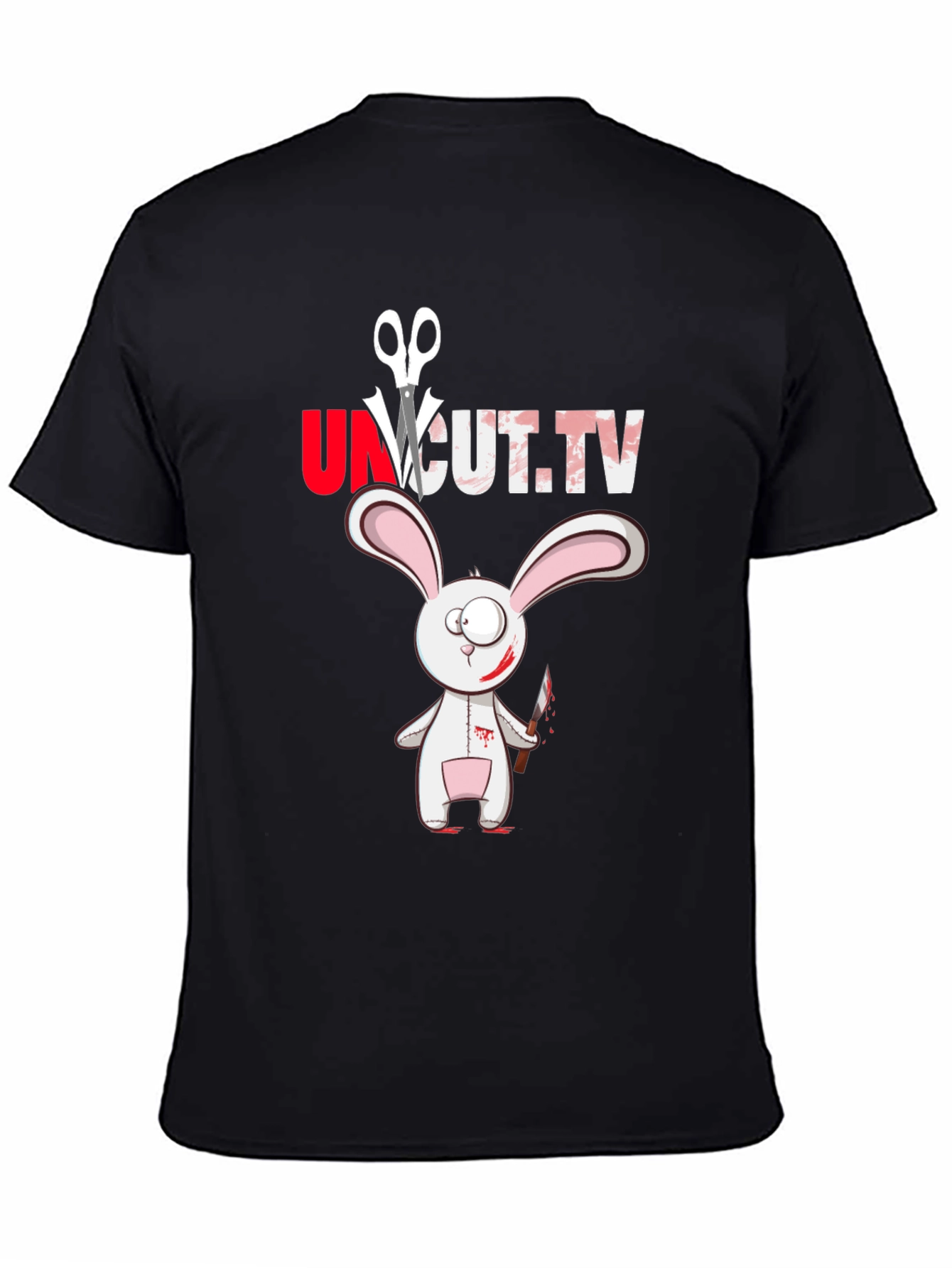 Uncut TV Creepy Bunny T-Shirt