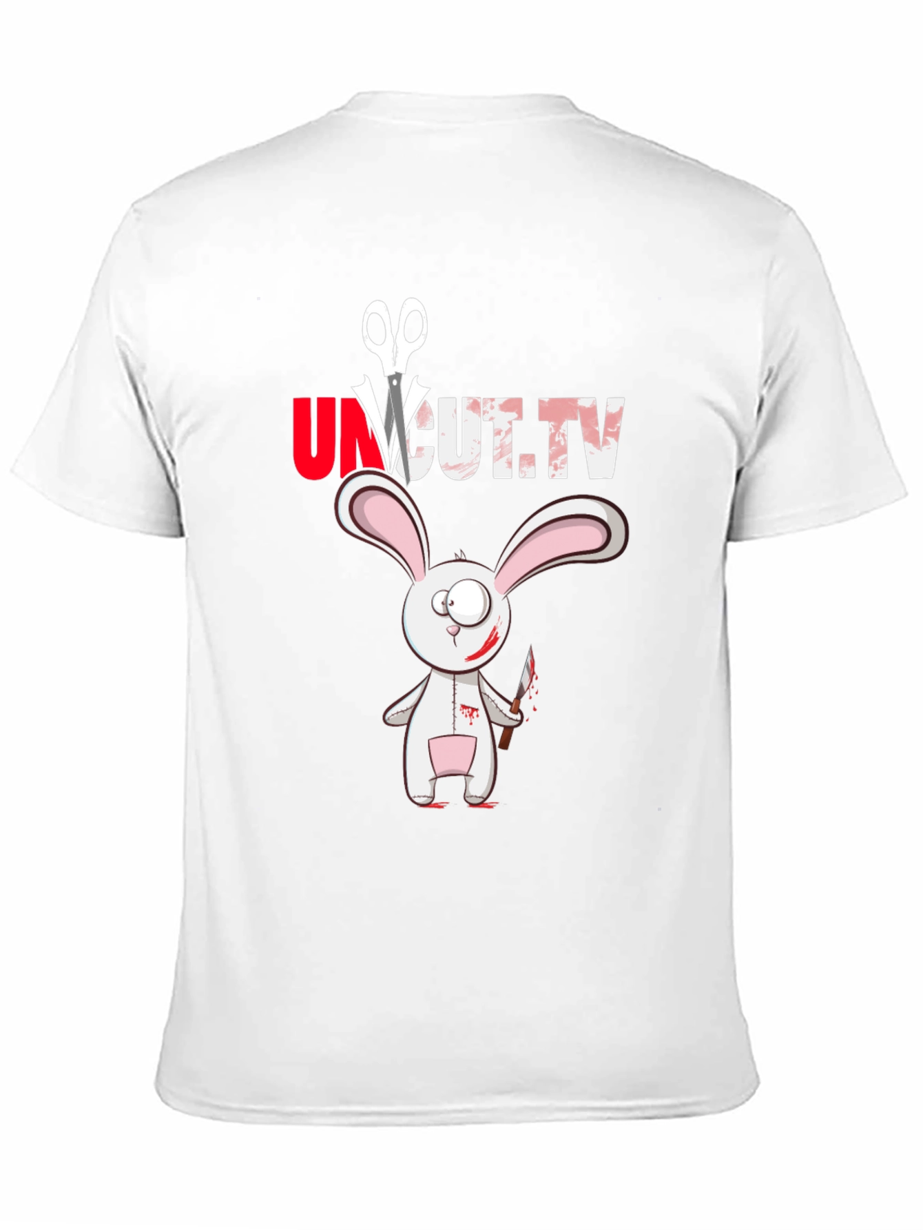 Uncut TV Creepy Bunny T-Shirt
