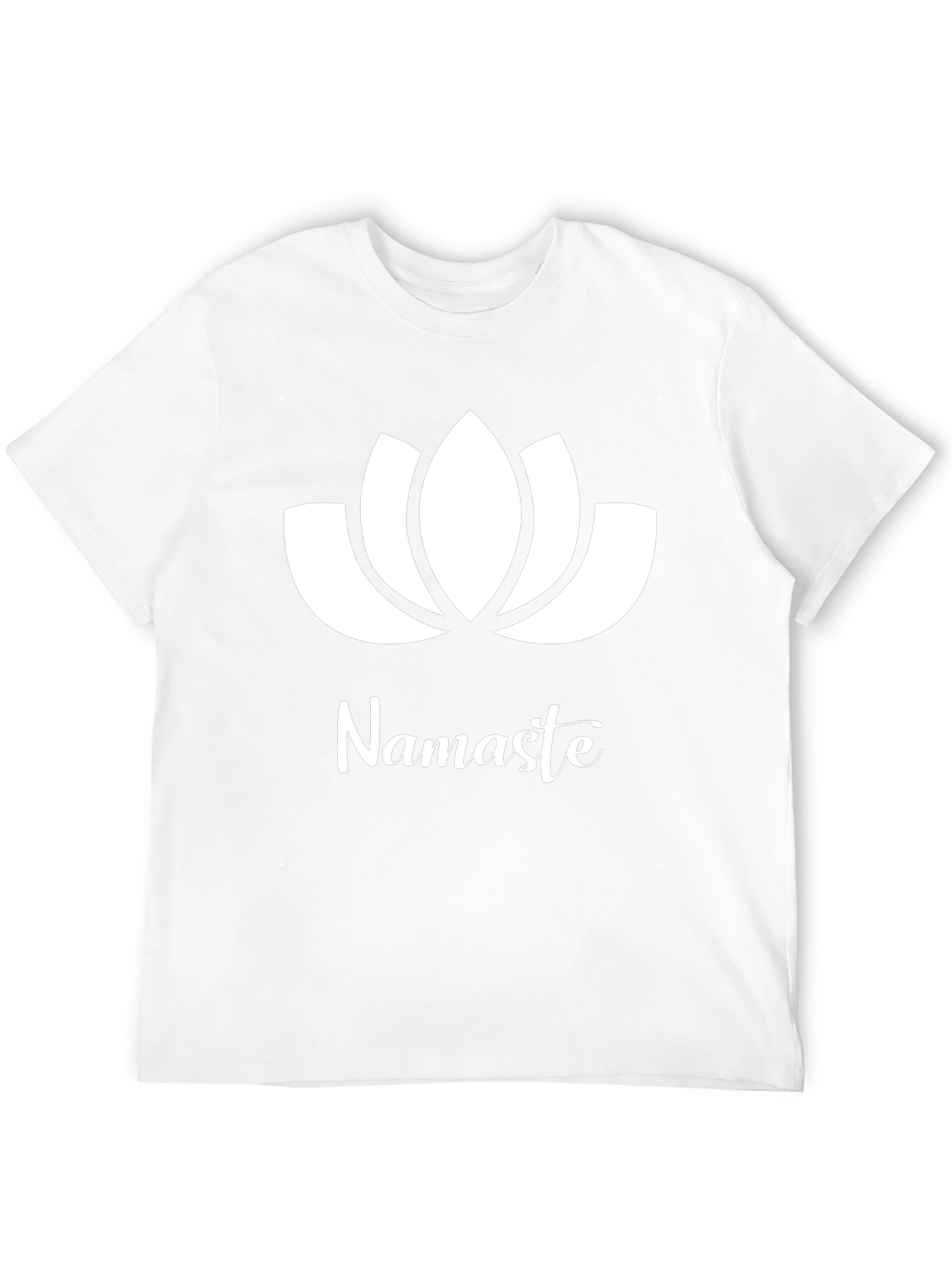 Namaste Lotus Flower Graphic T-Shirt