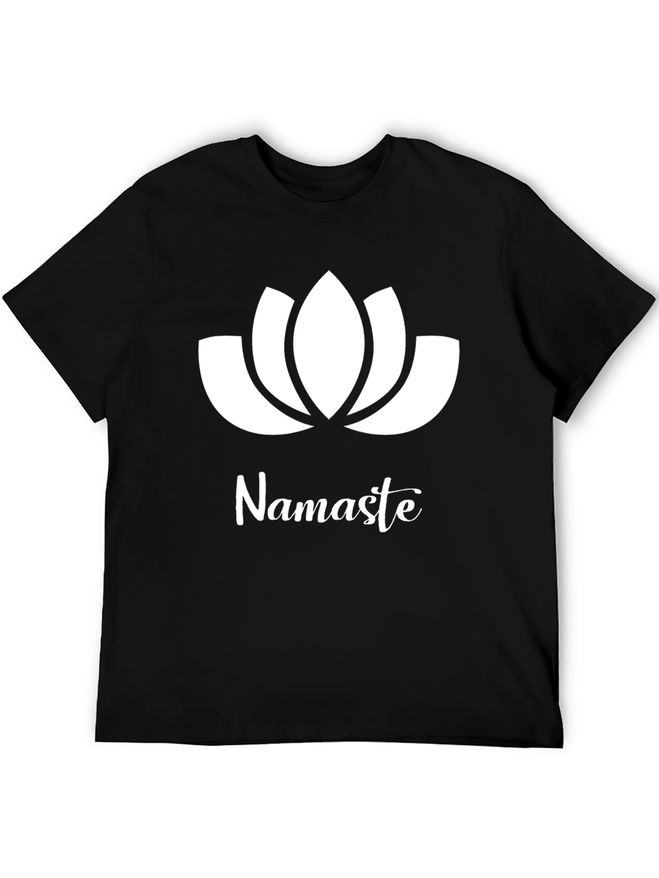 Namaste Lotus Flower Graphic T-Shirt