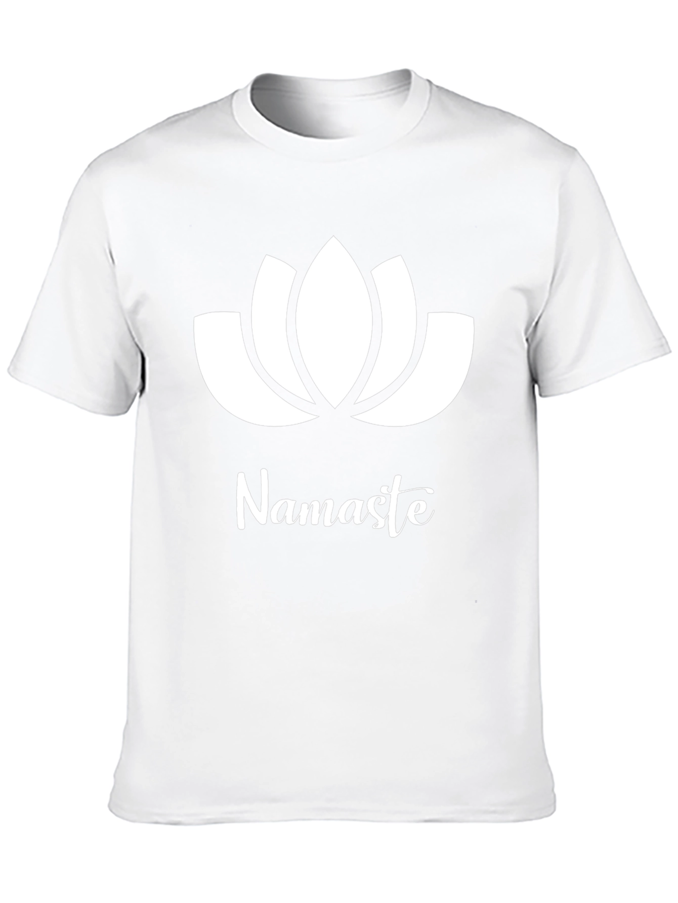 Namaste Lotus Flower Graphic T-Shirt