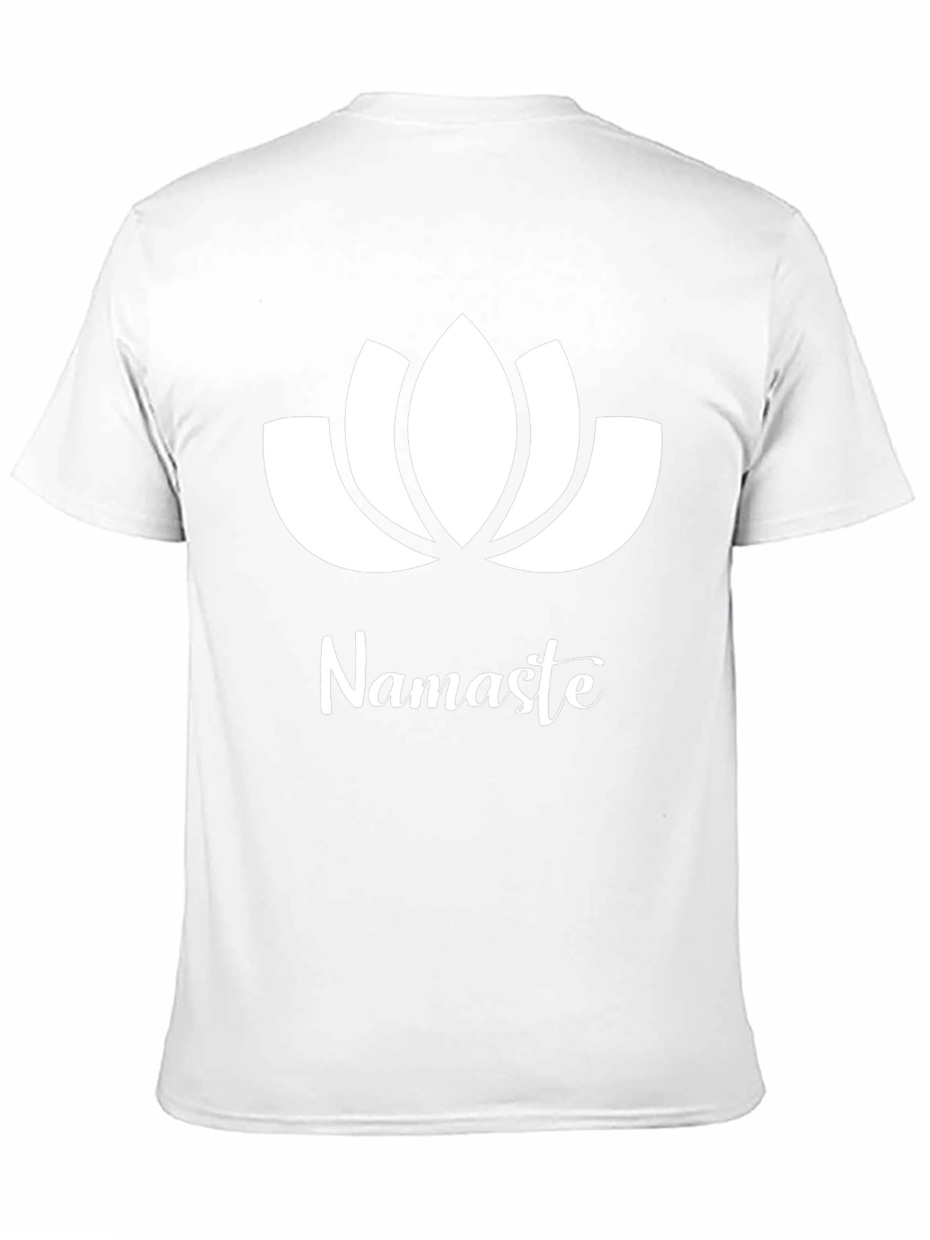 Namaste Lotus Flower Graphic T-Shirt