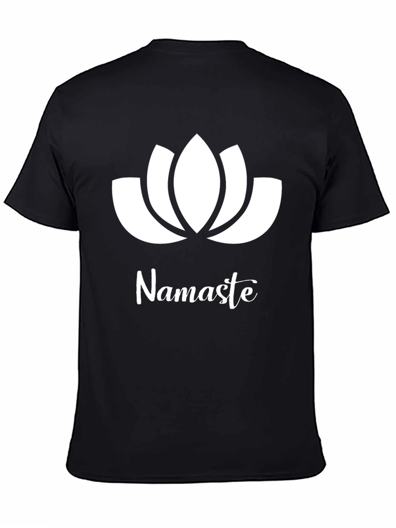Namaste Lotus Flower Graphic T-Shirt