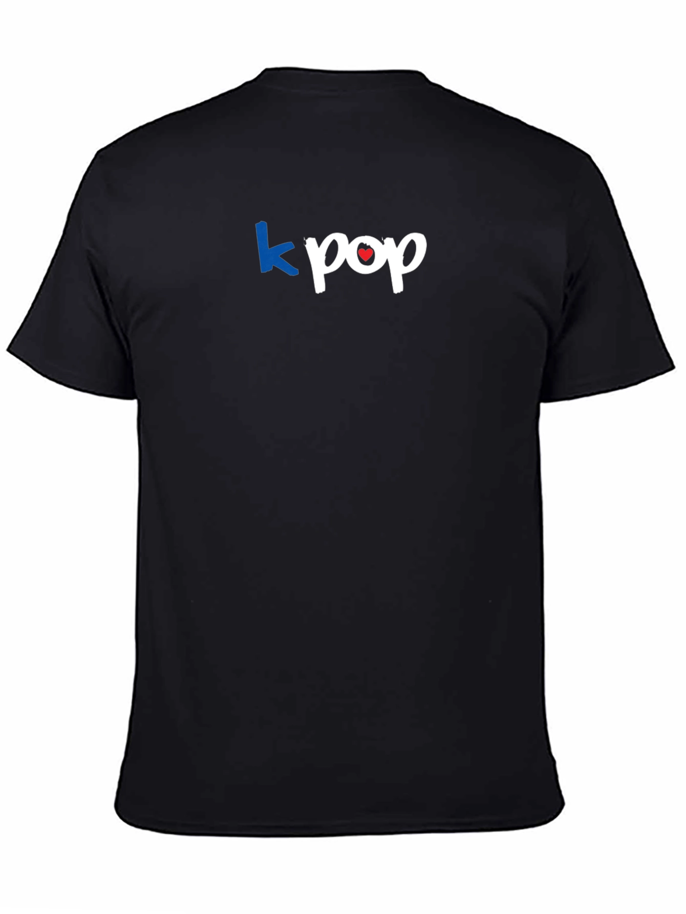 Kpop Graphic Tee - Stylish Black T-Shirt
