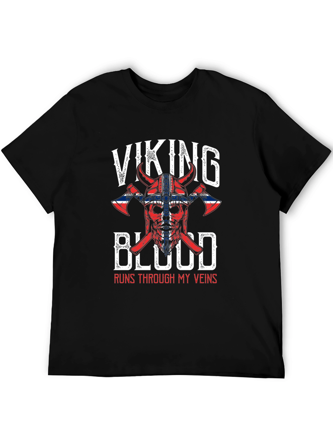 Viking Blood T-Shirt - Runs Through My Veins