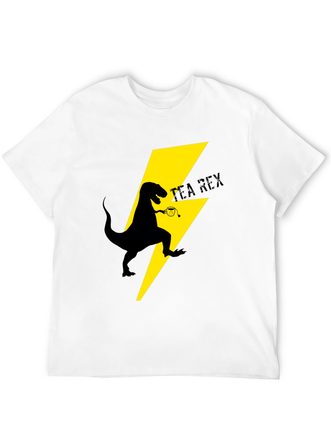 Tea Rex T-Shirt: Dinosaur with Tea Cup Design