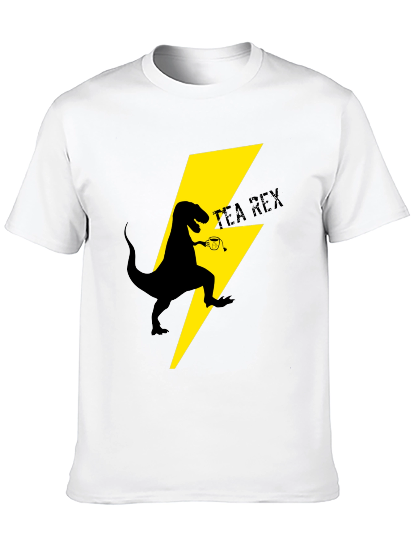 Tea Rex T-Shirt: Dinosaur with Tea Cup Design