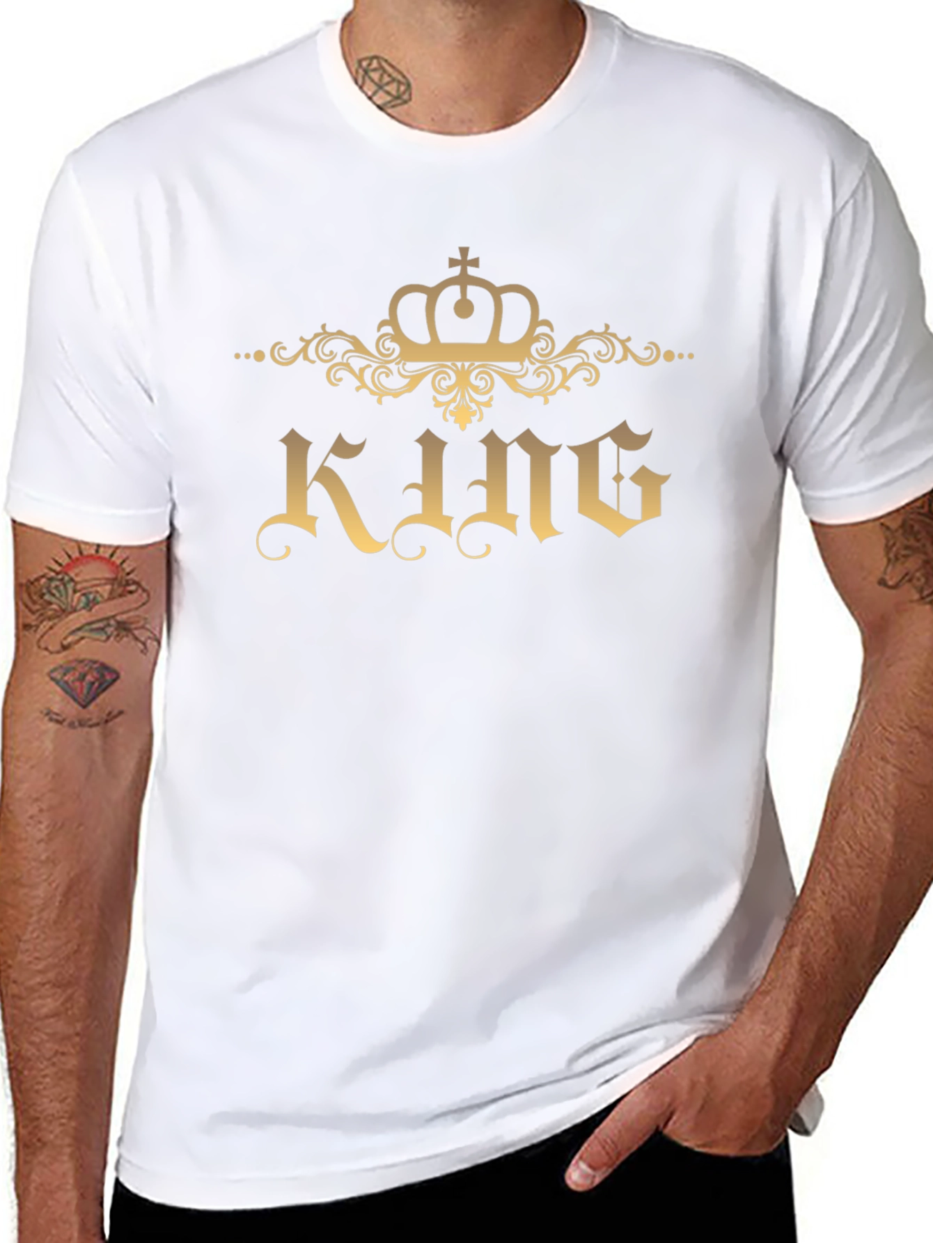 King Crown Graphic Tee - Mens Black T-Shirt