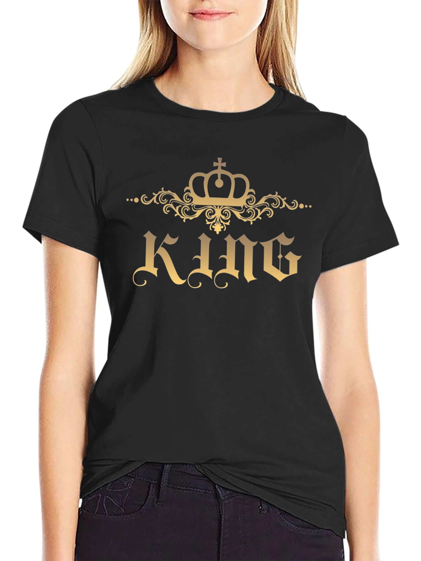 King Crown Graphic Tee - Mens Black T-Shirt