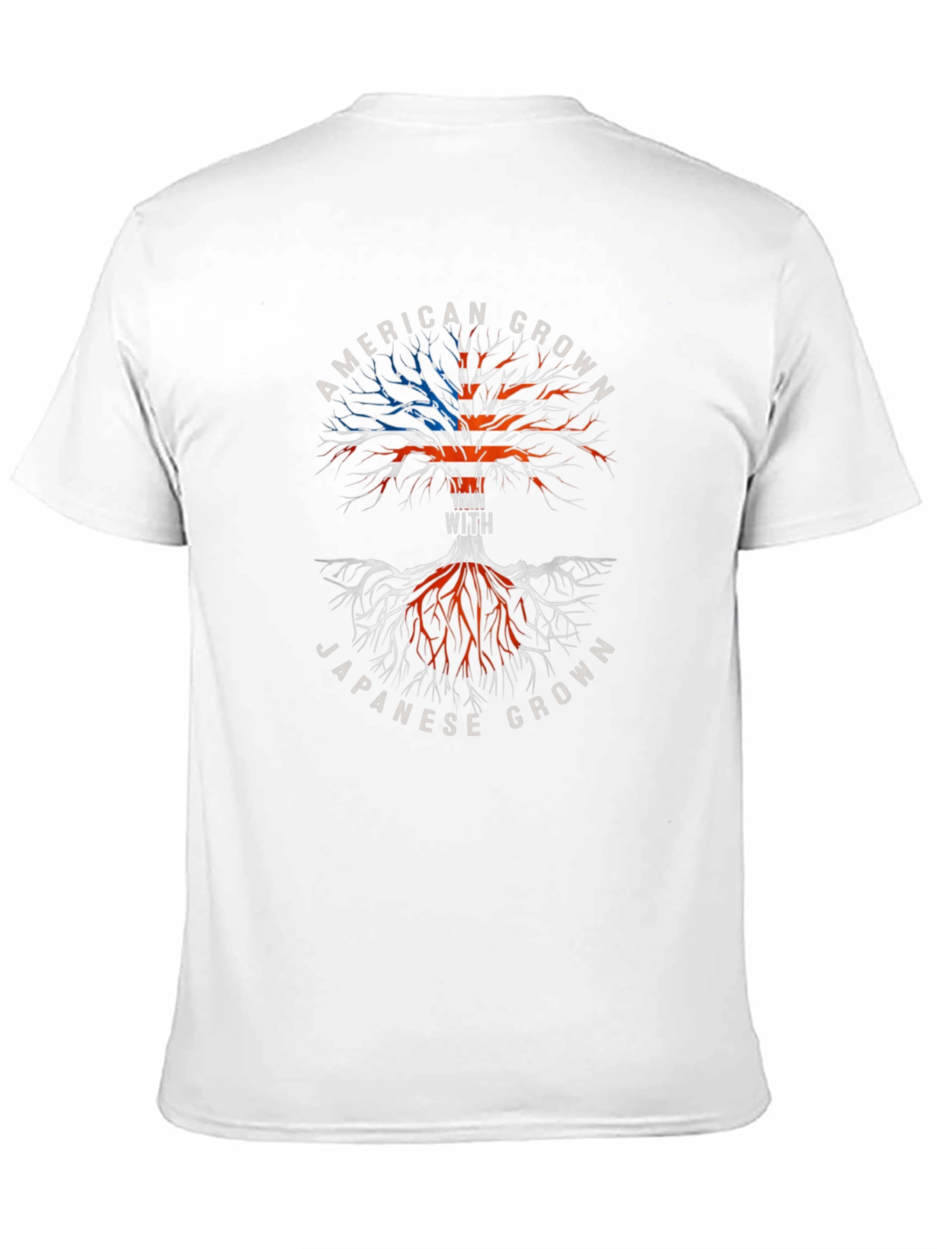 American Grown Japanese Roots Graphic T-Shirt