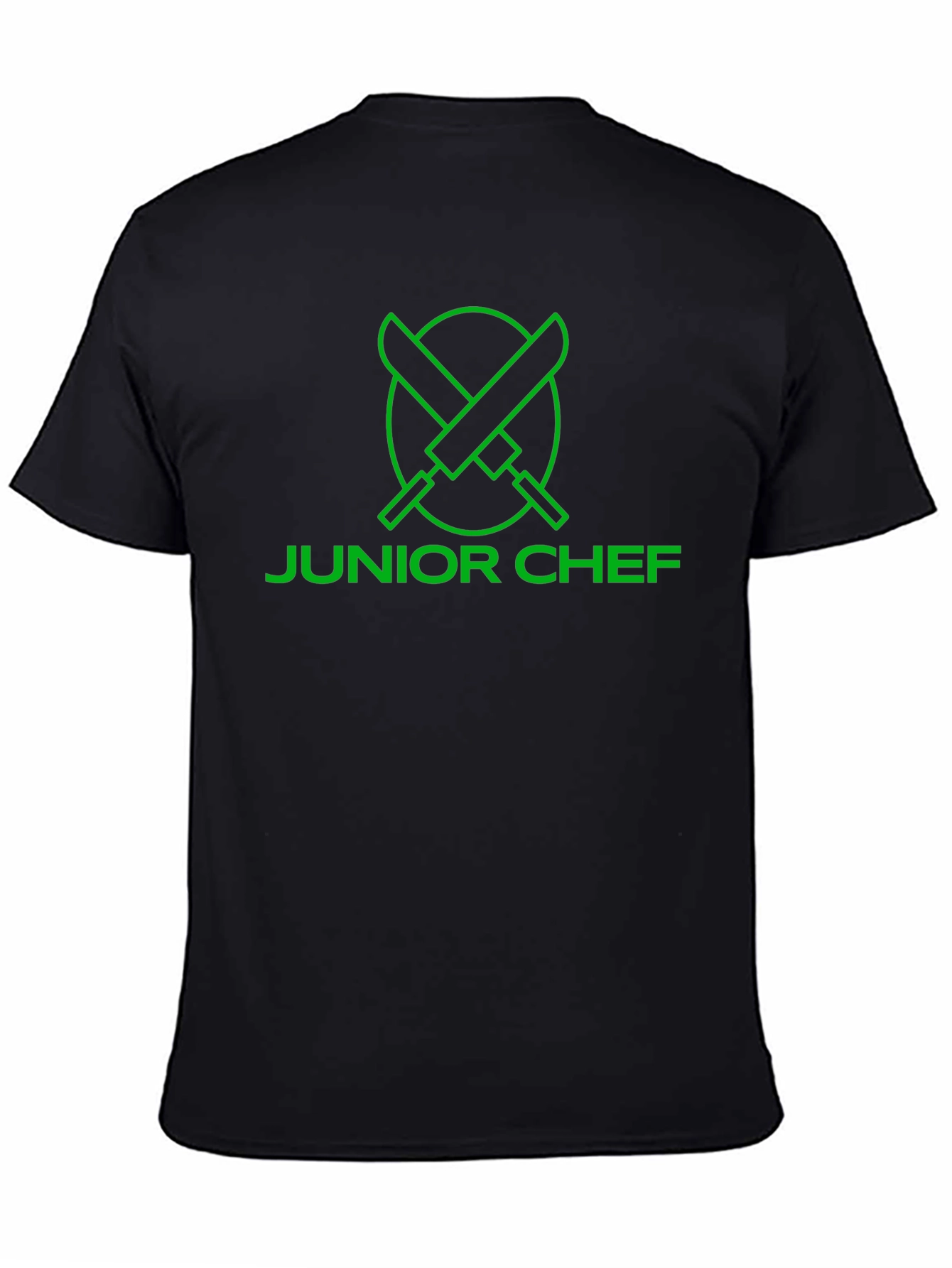 Junior Chef Black T-Shirt - Culinary Apprentice