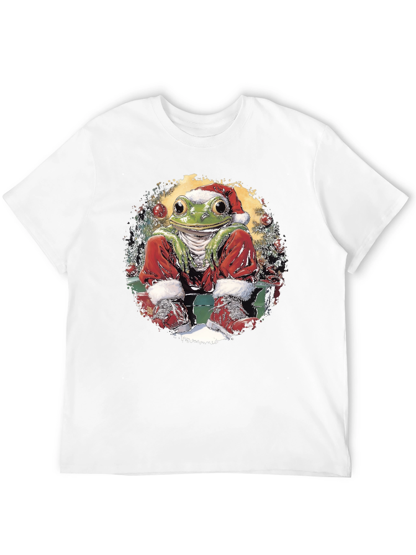 Festive Frog Holiday T-Shirt