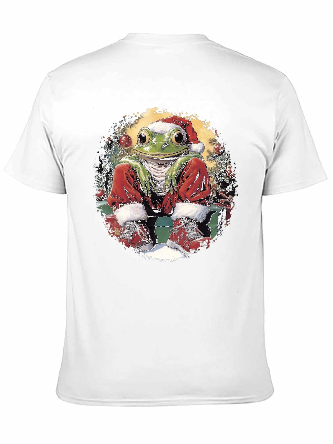 Festive Frog Holiday T-Shirt