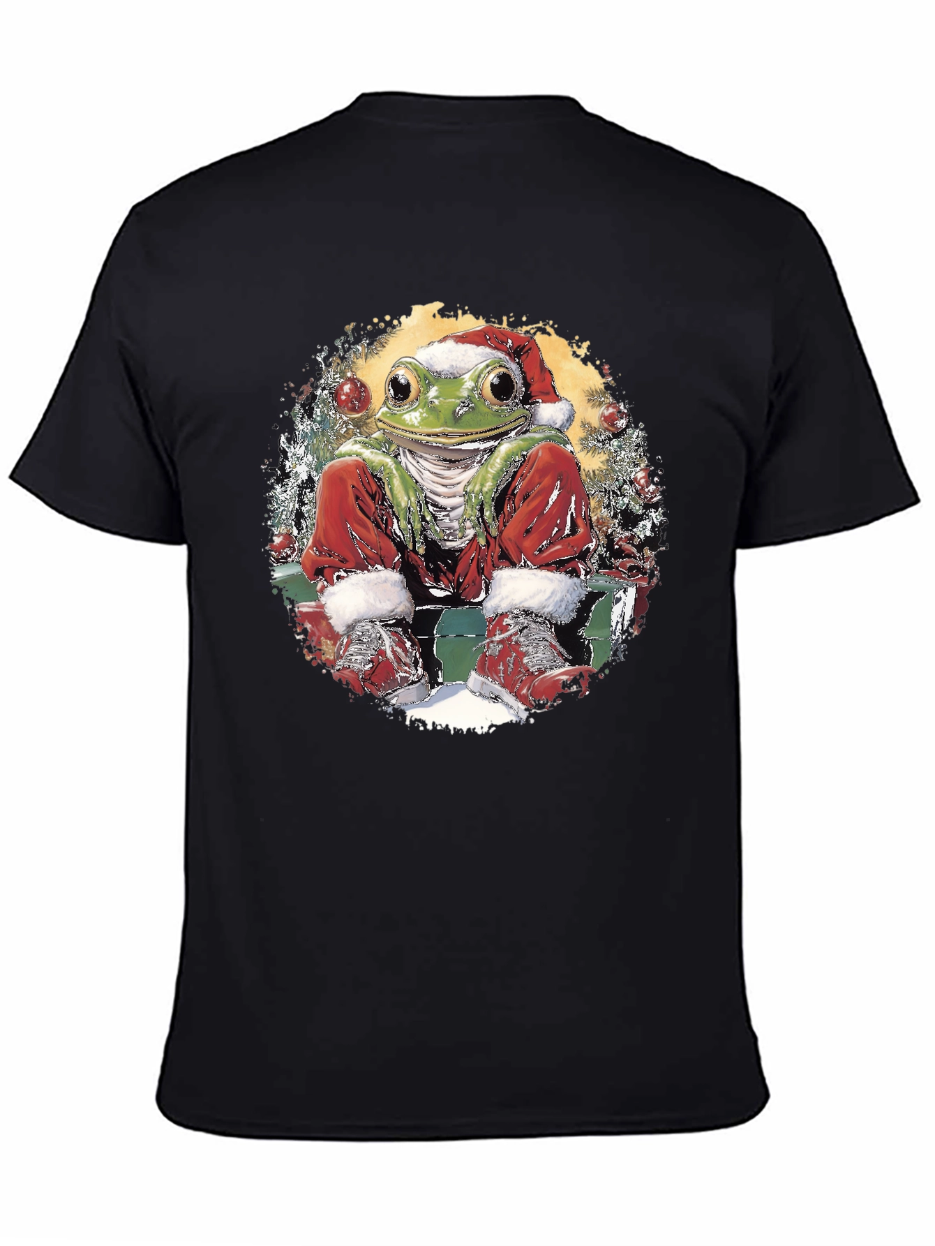 Festive Frog Holiday T-Shirt