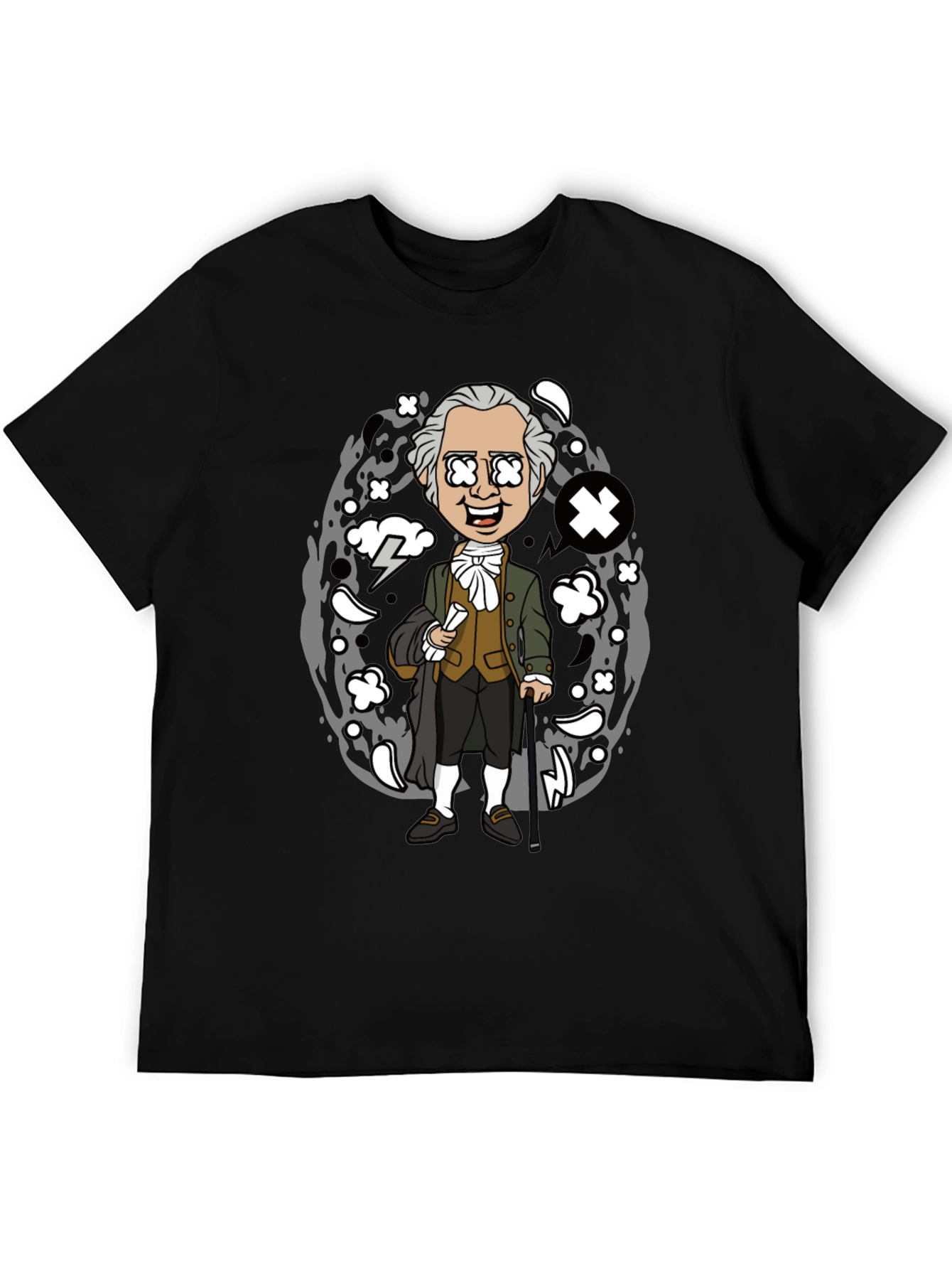 Historical Cartoon Graphic Tee