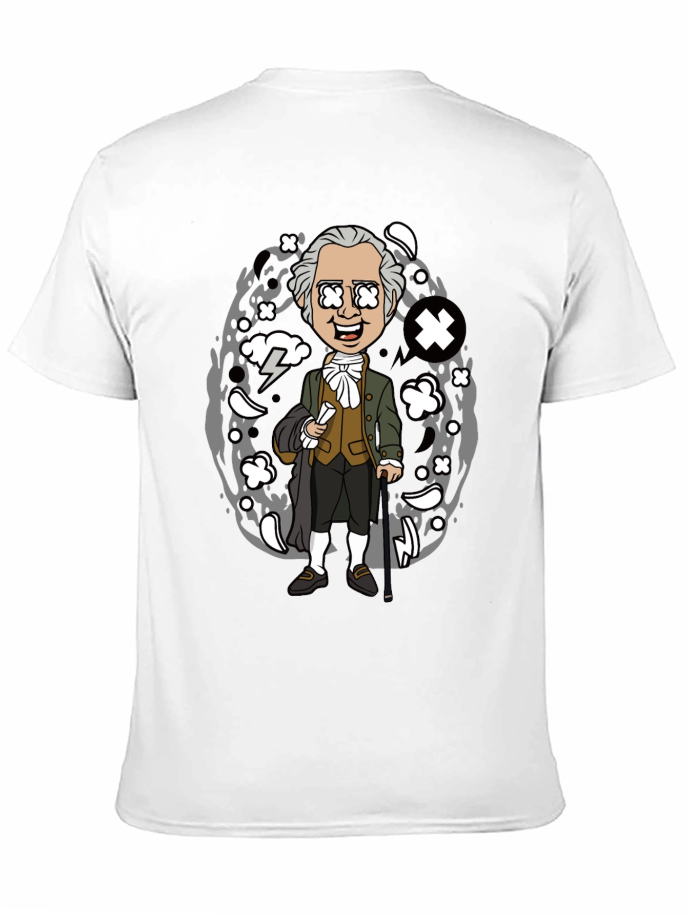 Historical Cartoon Graphic Tee