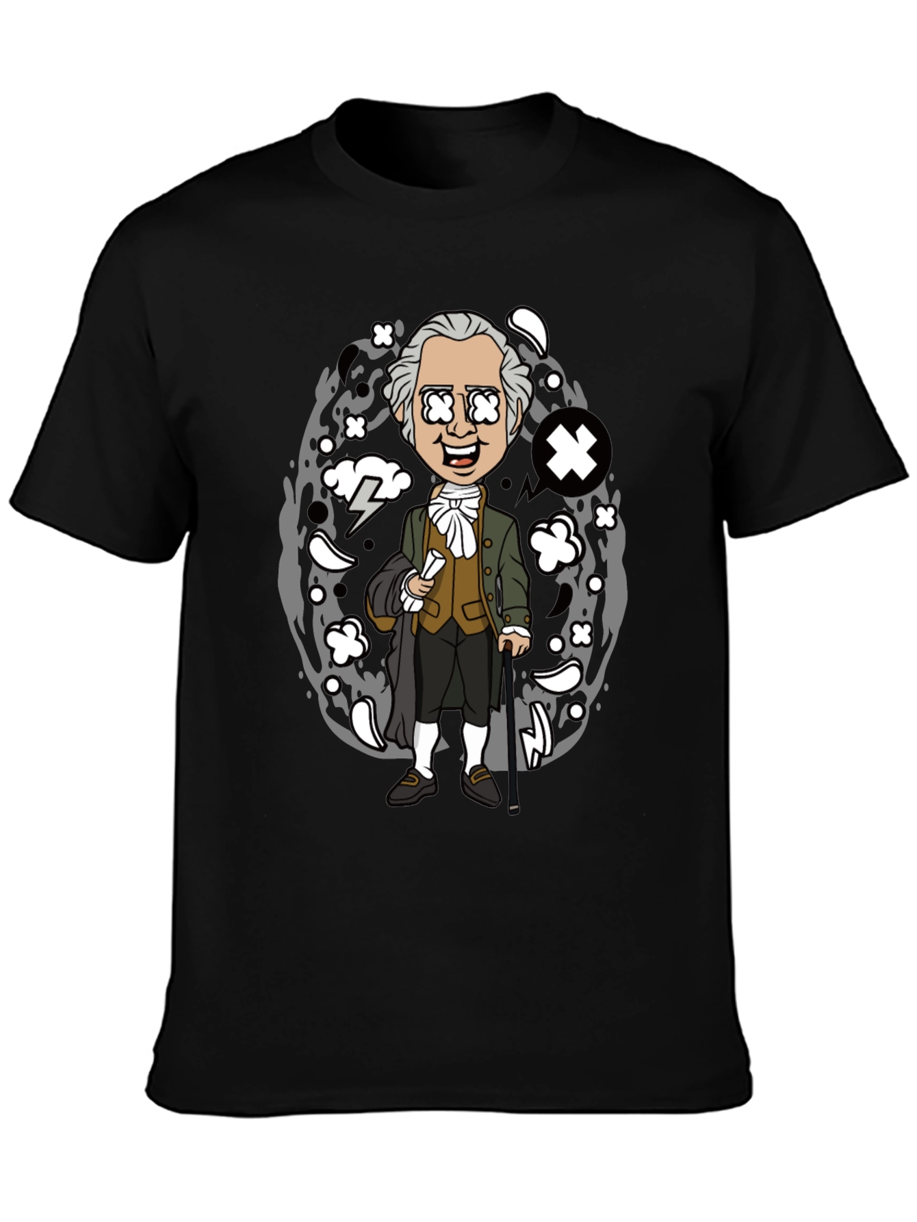 Historical Cartoon Graphic Tee