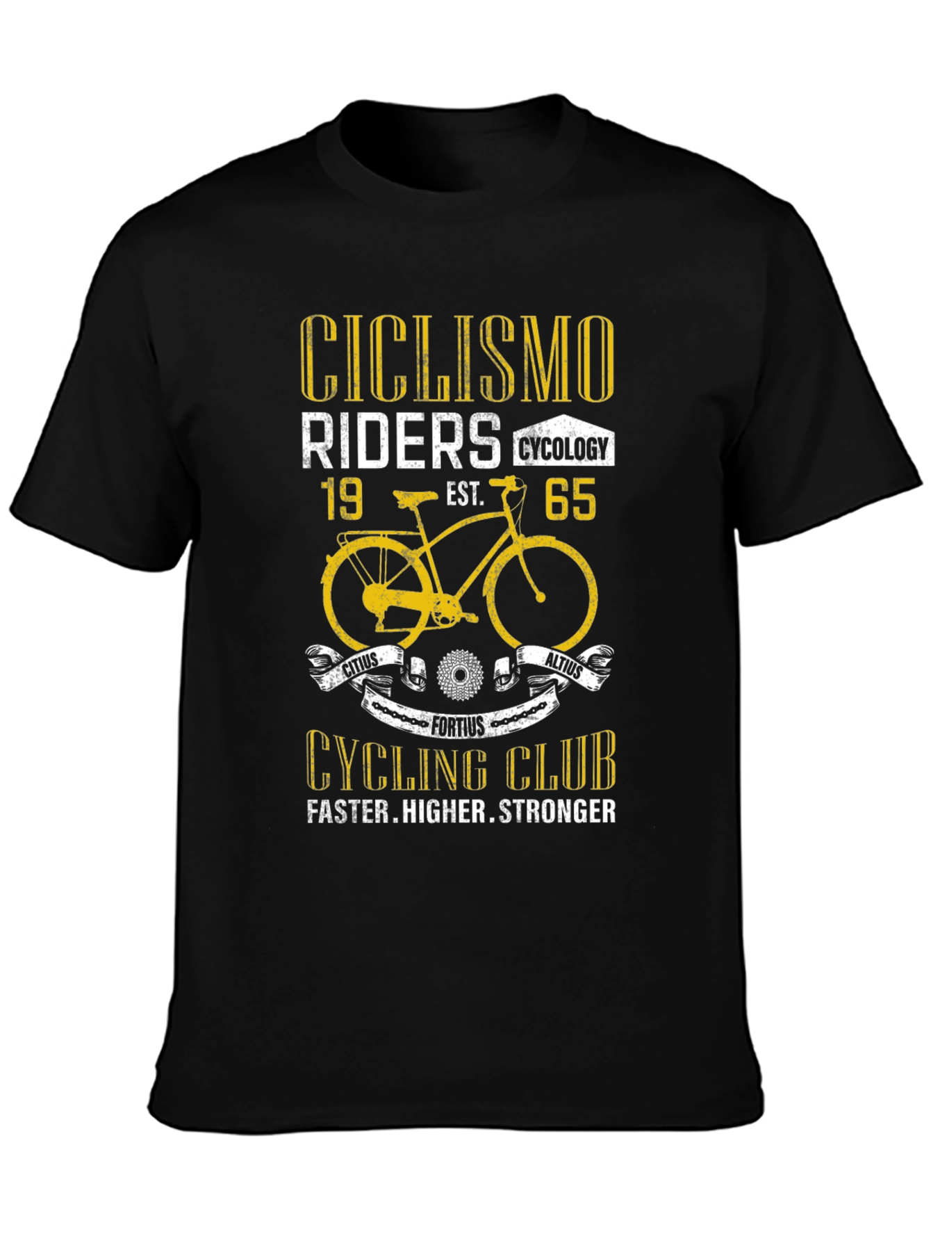 Cicilismo Cycling Club T-Shirt - Faster Higher Stronger