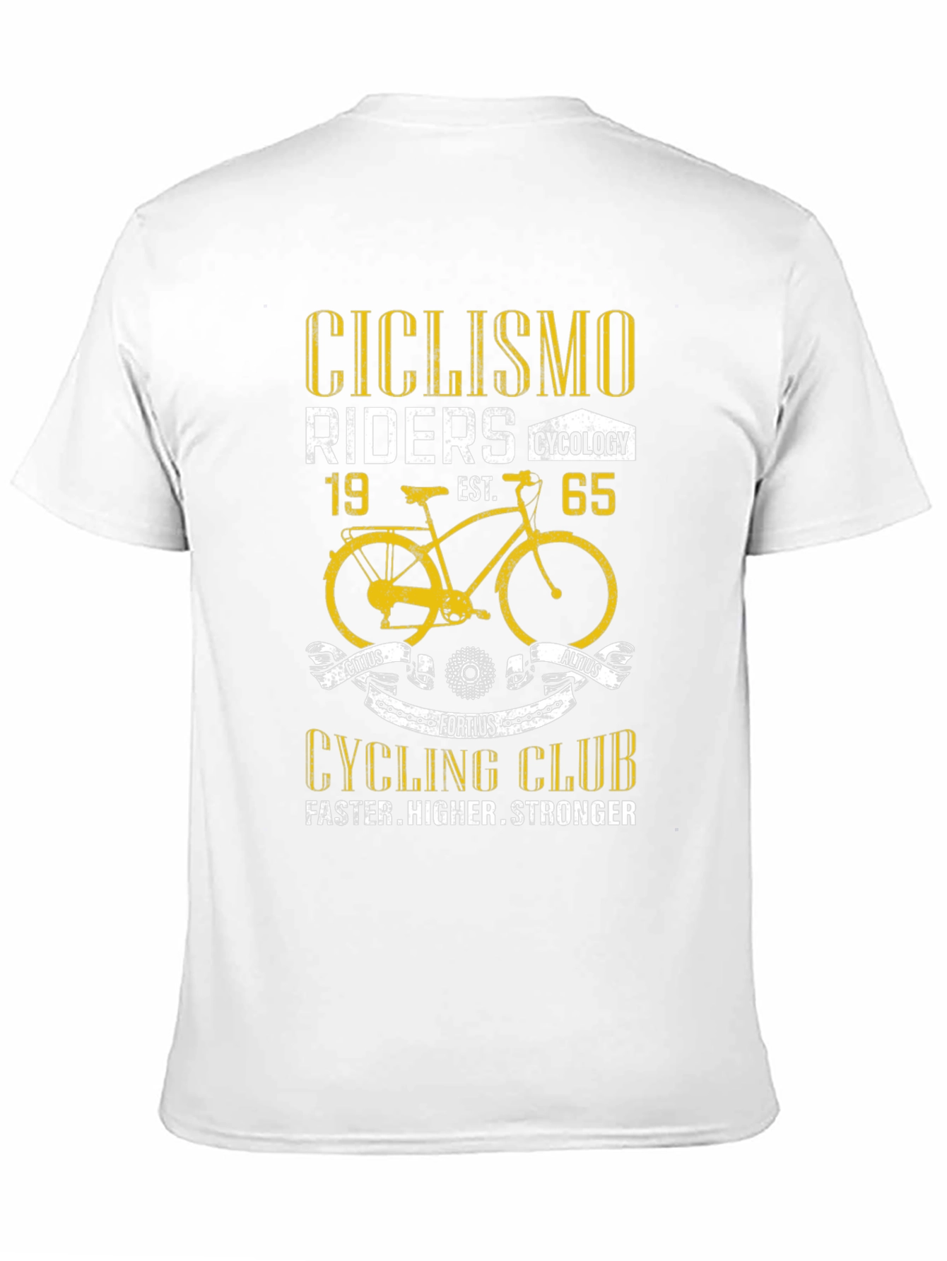 Cicilismo Cycling Club T-Shirt - Faster Higher Stronger