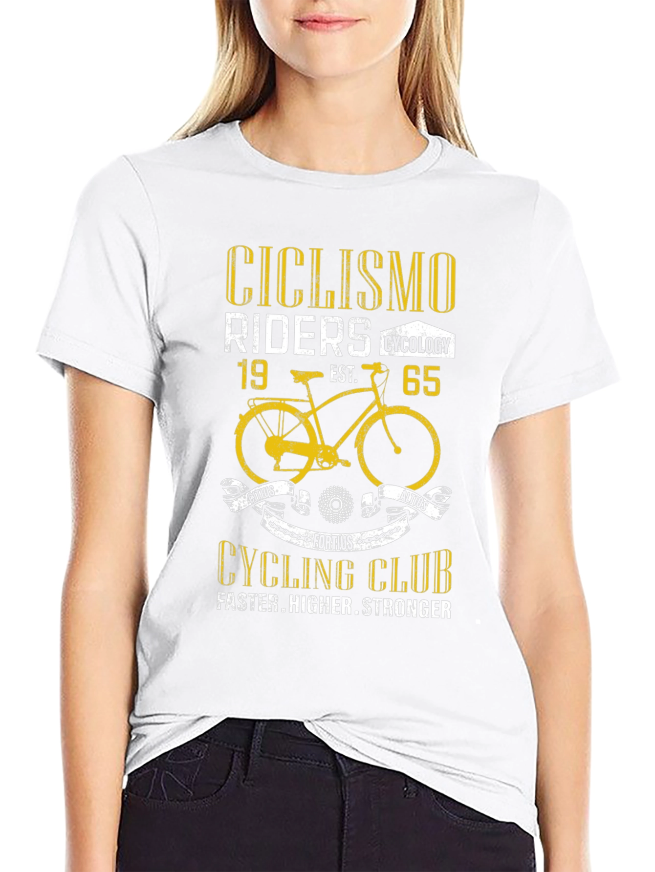 Cicilismo Cycling Club T-Shirt - Faster Higher Stronger