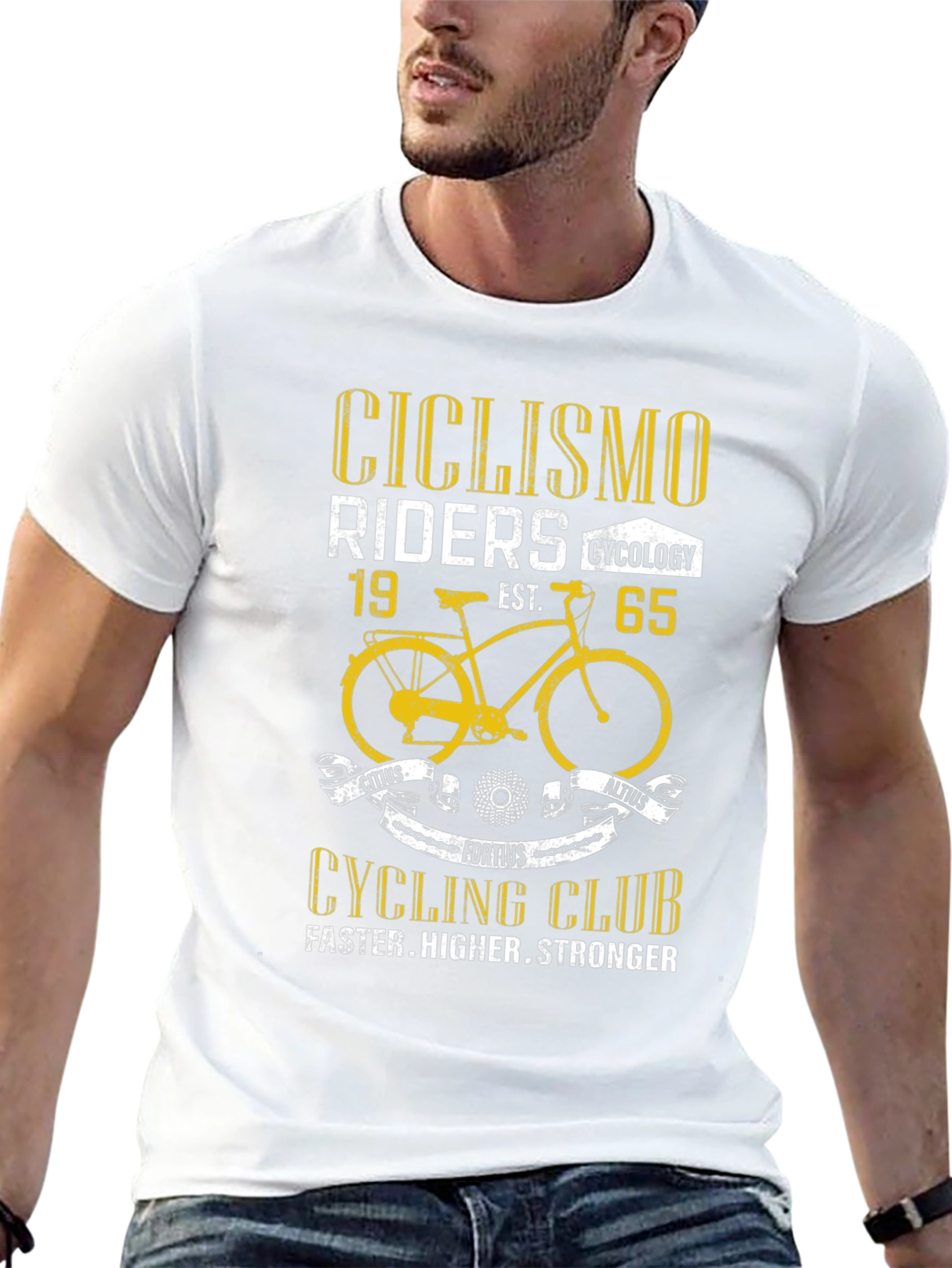 Cicilismo Cycling Club T-Shirt - Faster Higher Stronger