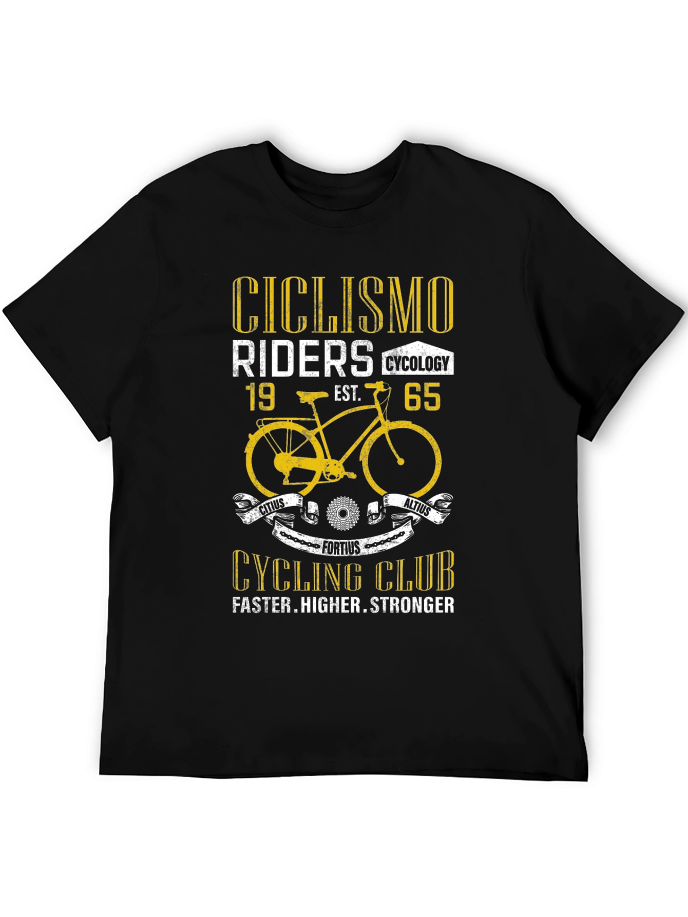 Cicilismo Cycling Club T-Shirt - Faster Higher Stronger