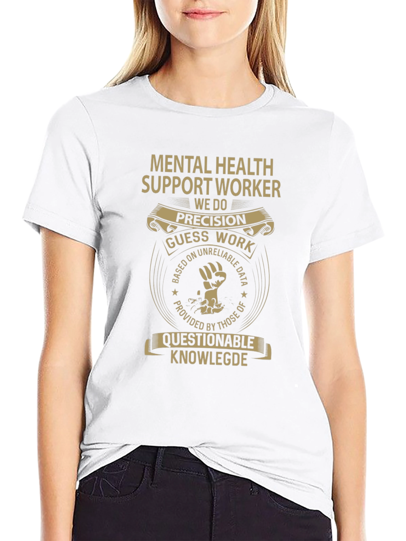 Mental Health Support Worker Novelty T-Shirt