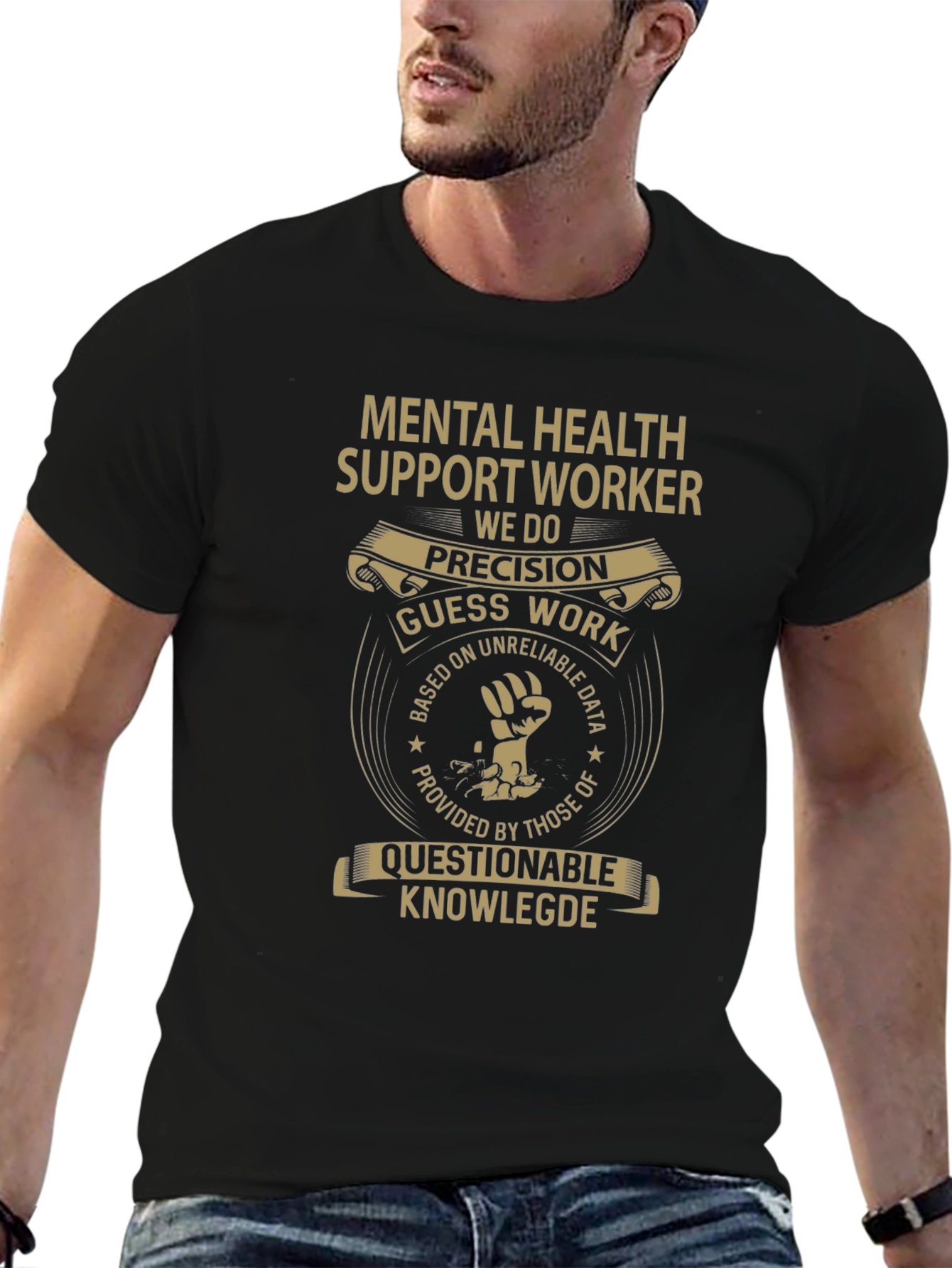 Mental Health Support Worker Novelty T-Shirt