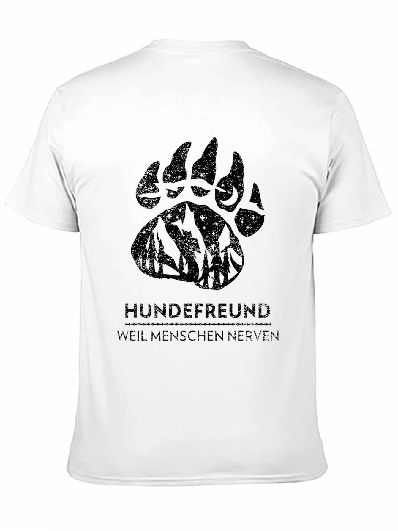 Hundefreund T-Shirt - Weil Menschen Nerven Design