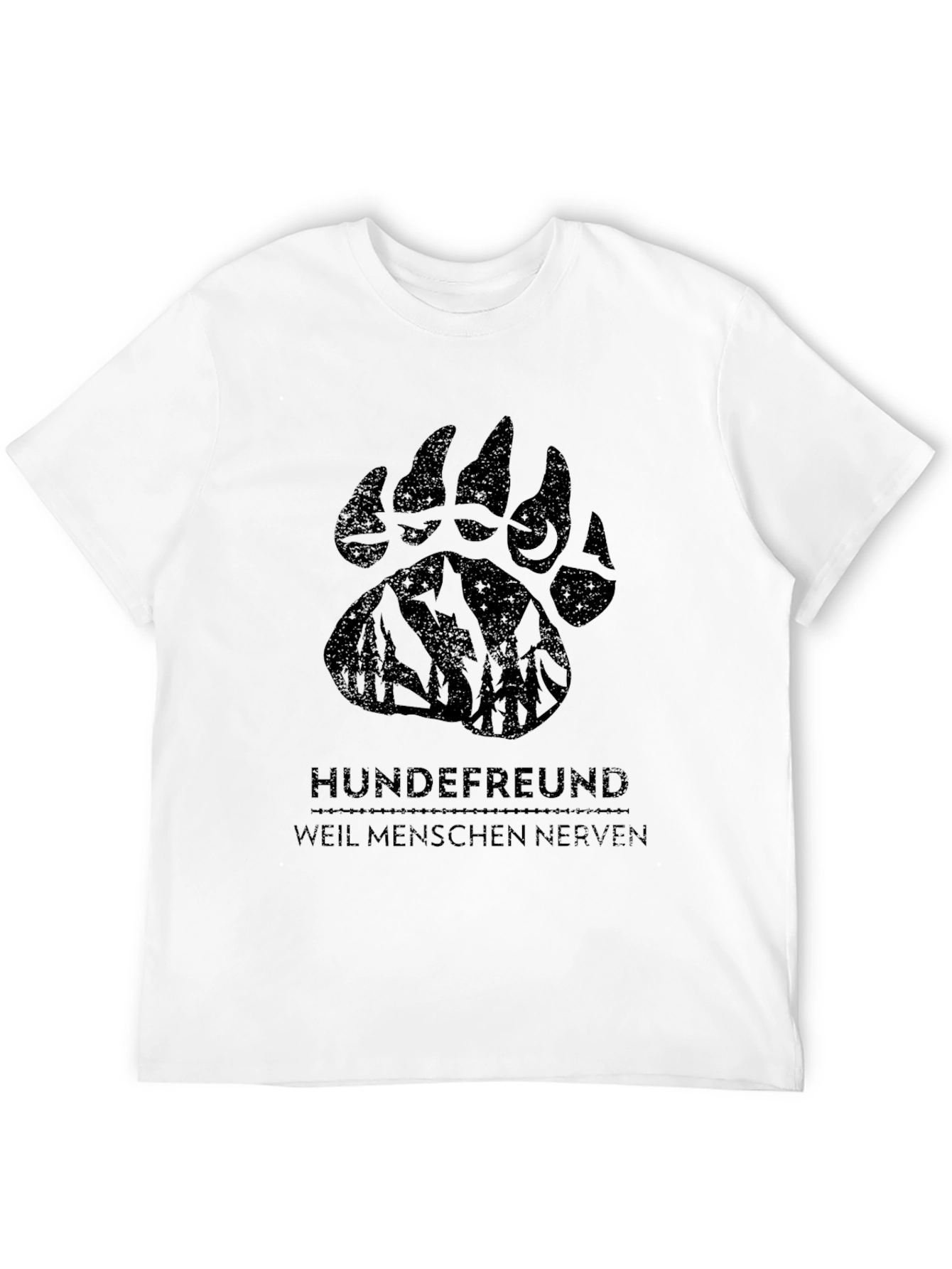 Hundefreund T-Shirt - Weil Menschen Nerven Design
