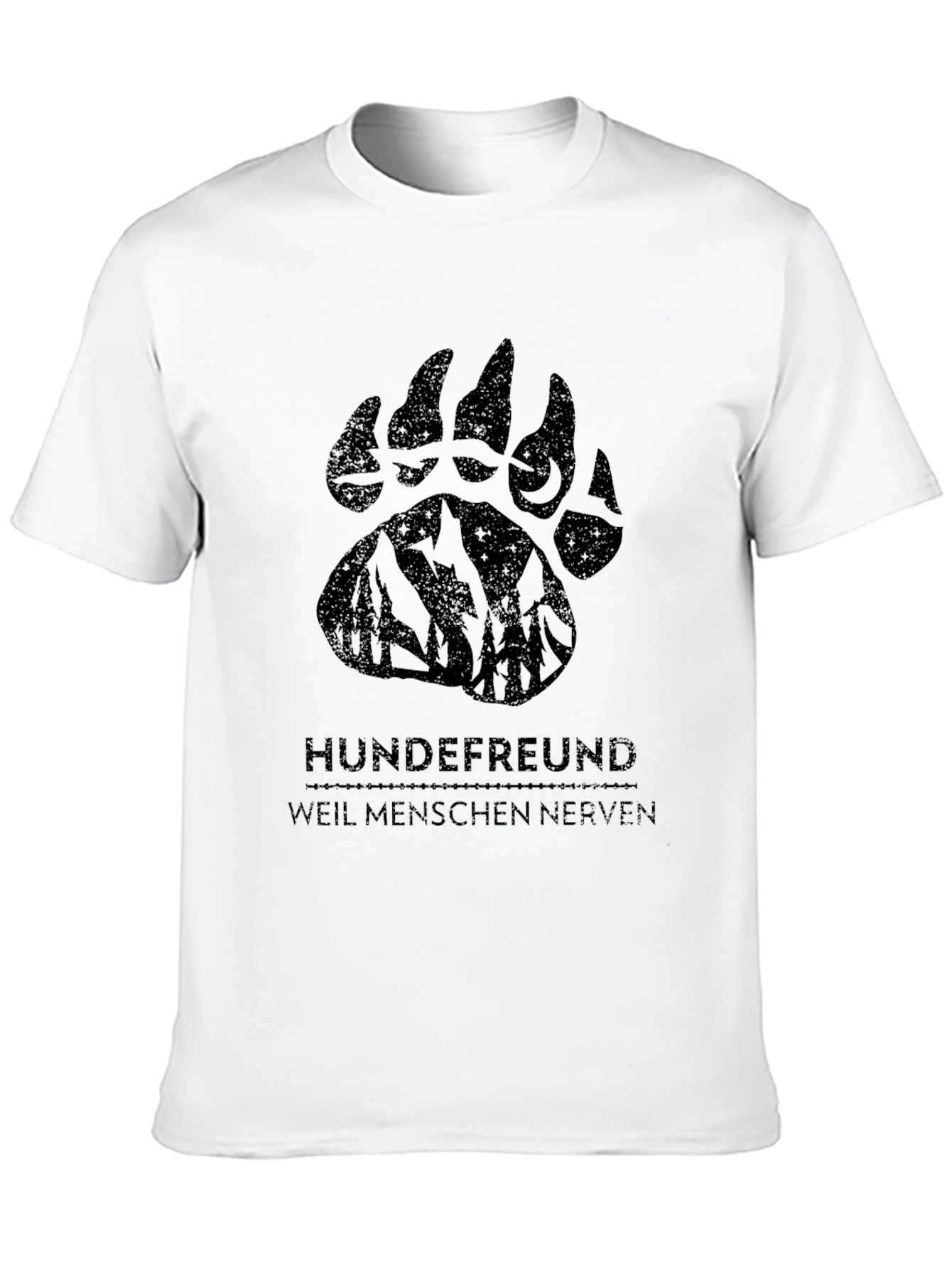 Hundefreund T-Shirt - Weil Menschen Nerven Design