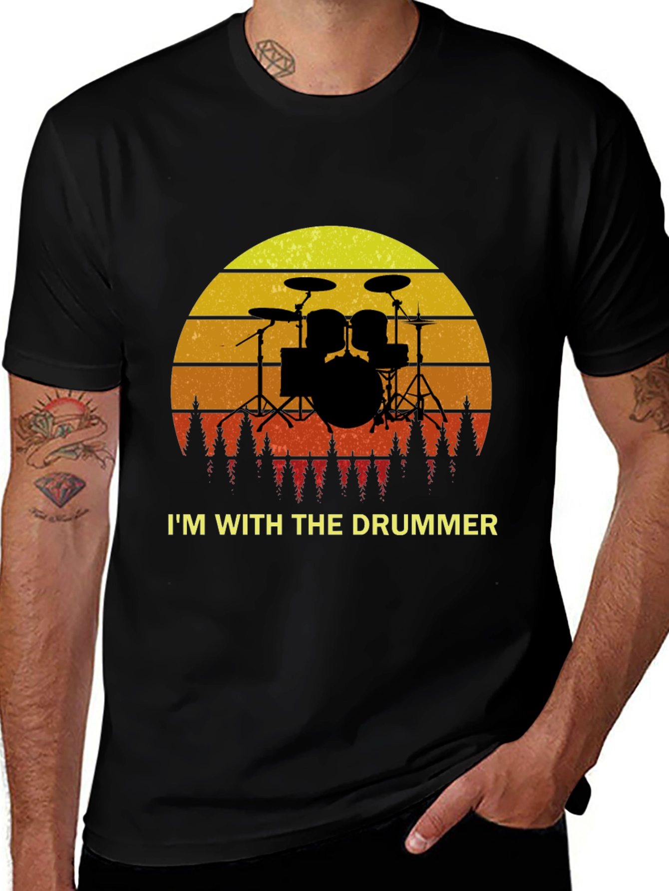 Im With The Drummer T-Shirt