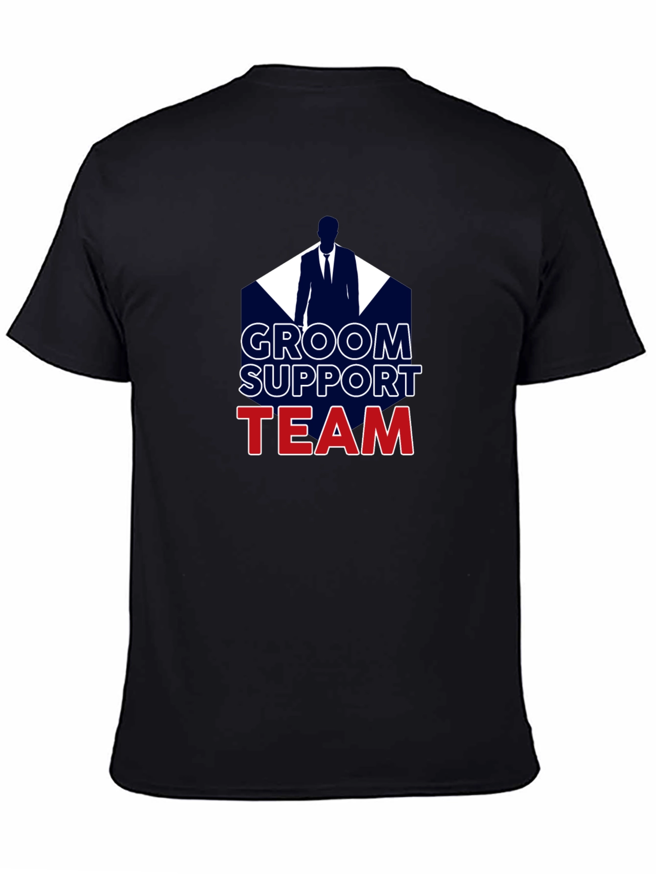 Groom Support Team T-Shirt Wedding Party