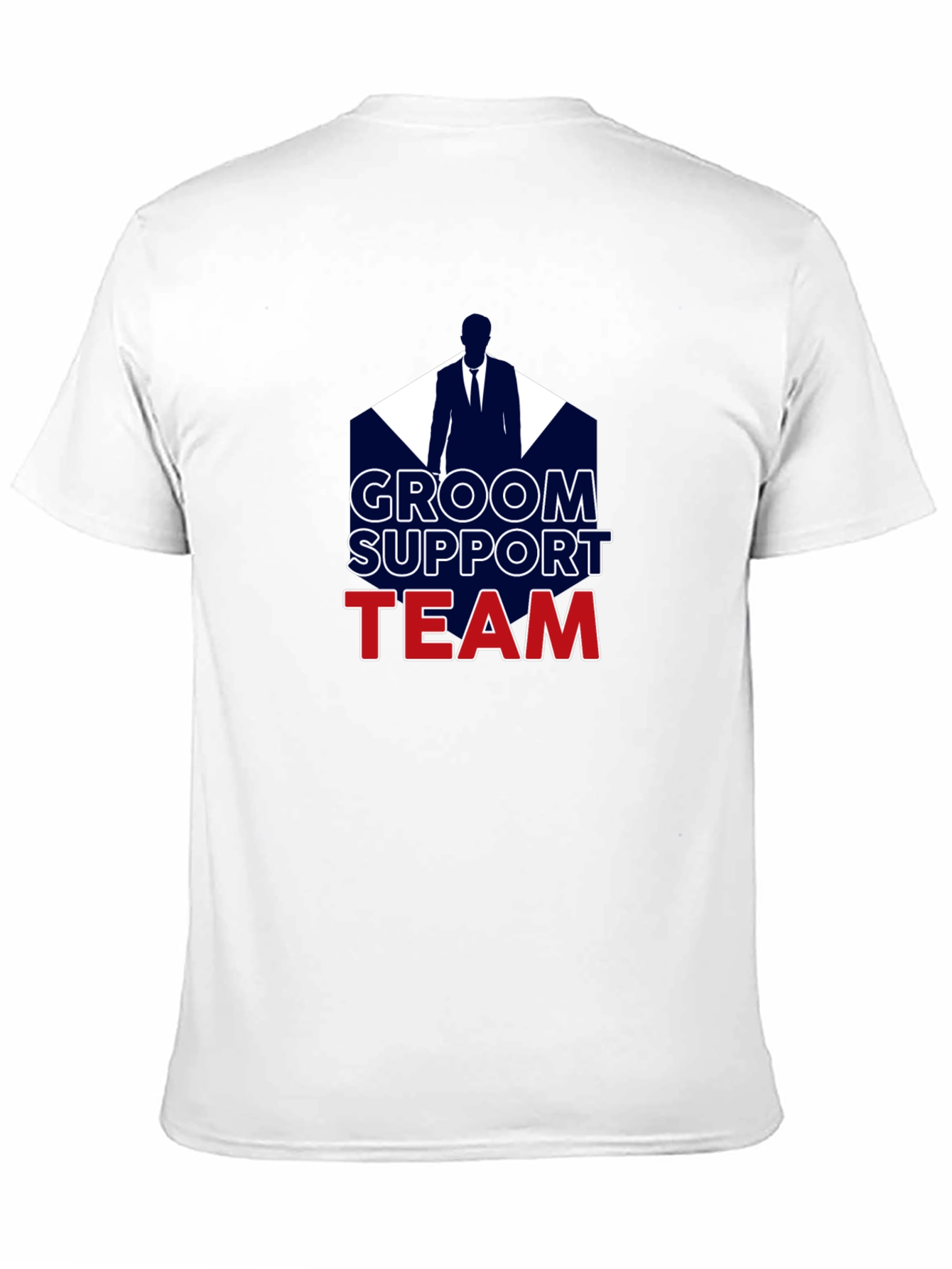Groom Support Team T-Shirt Wedding Party