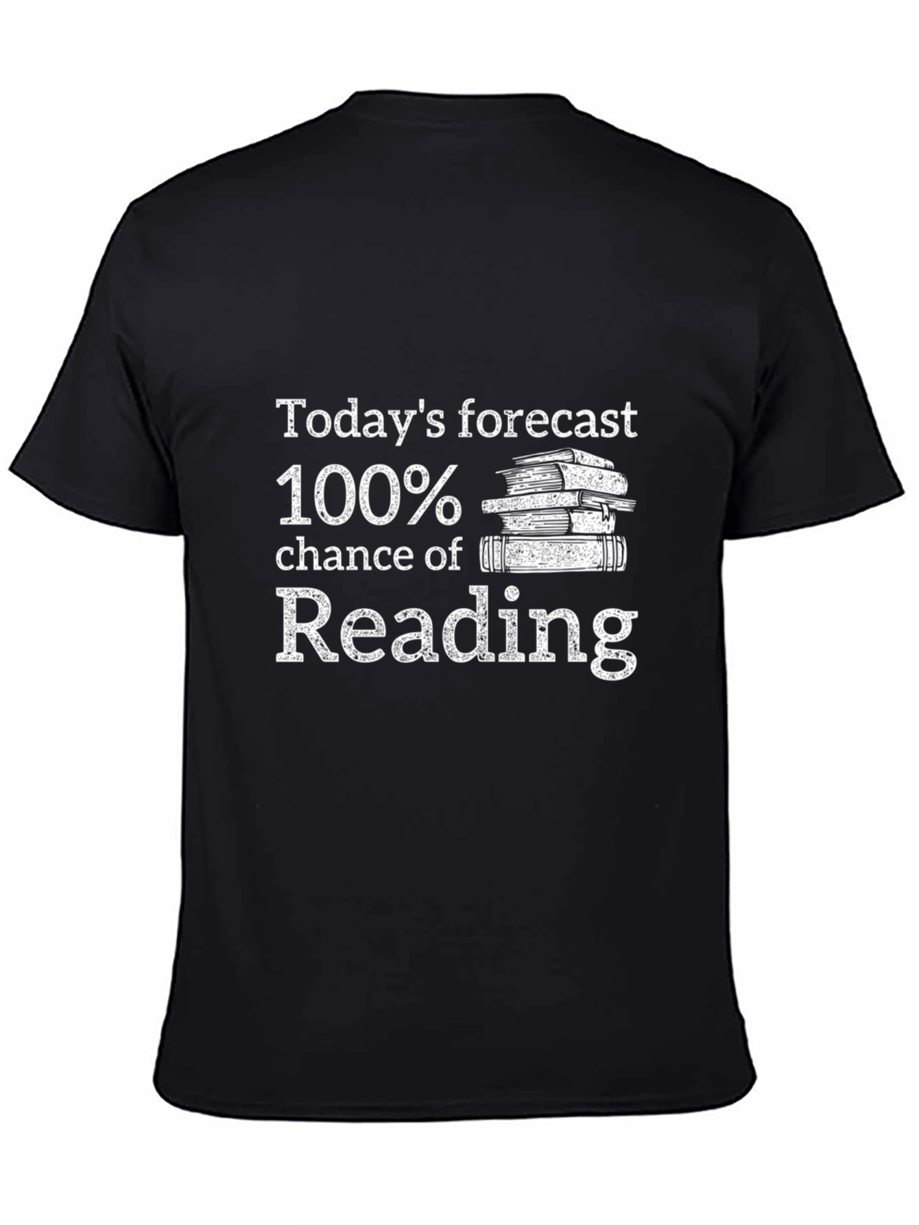 Readers Forecast Black Graphic Tee