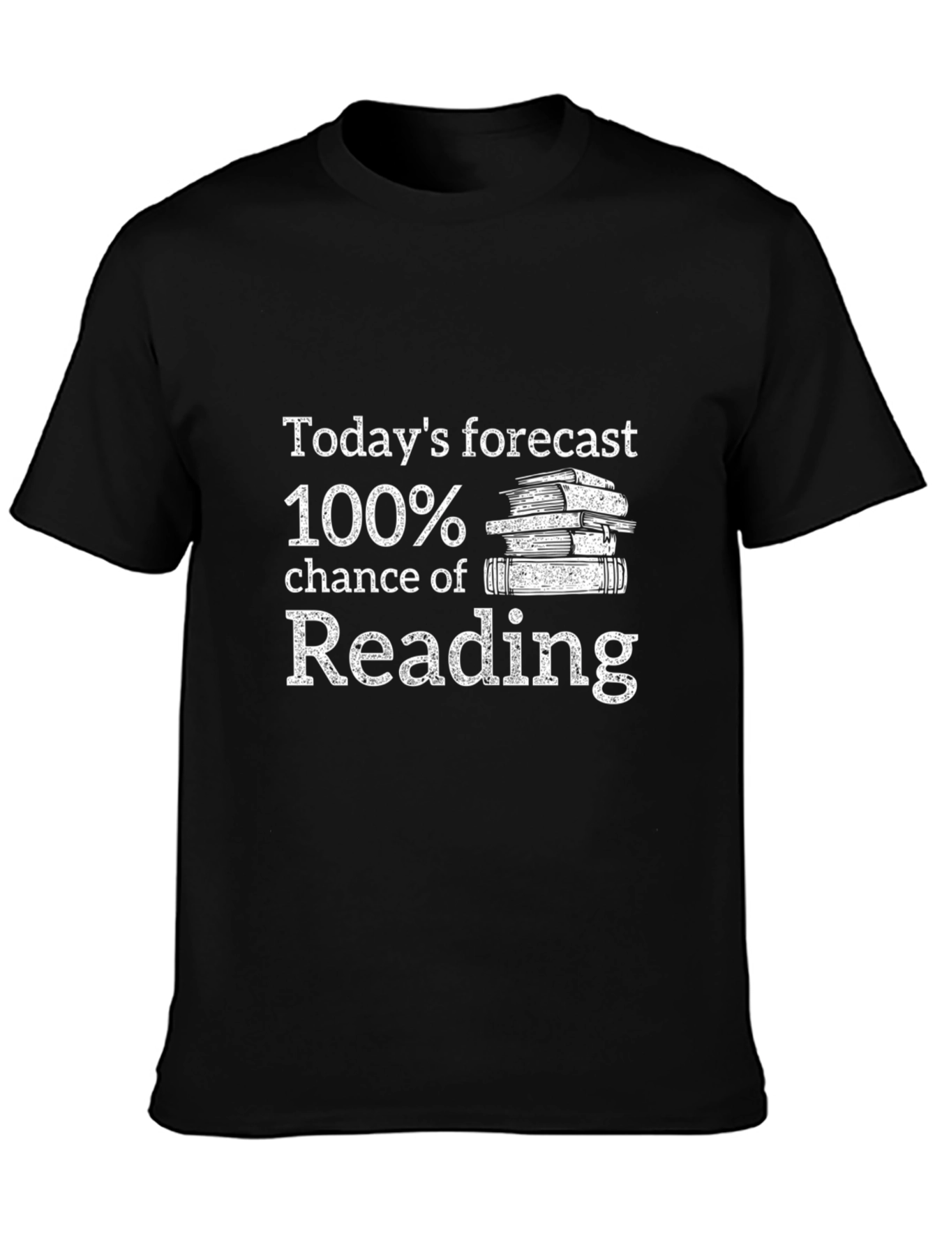 Readers Forecast Black Graphic Tee