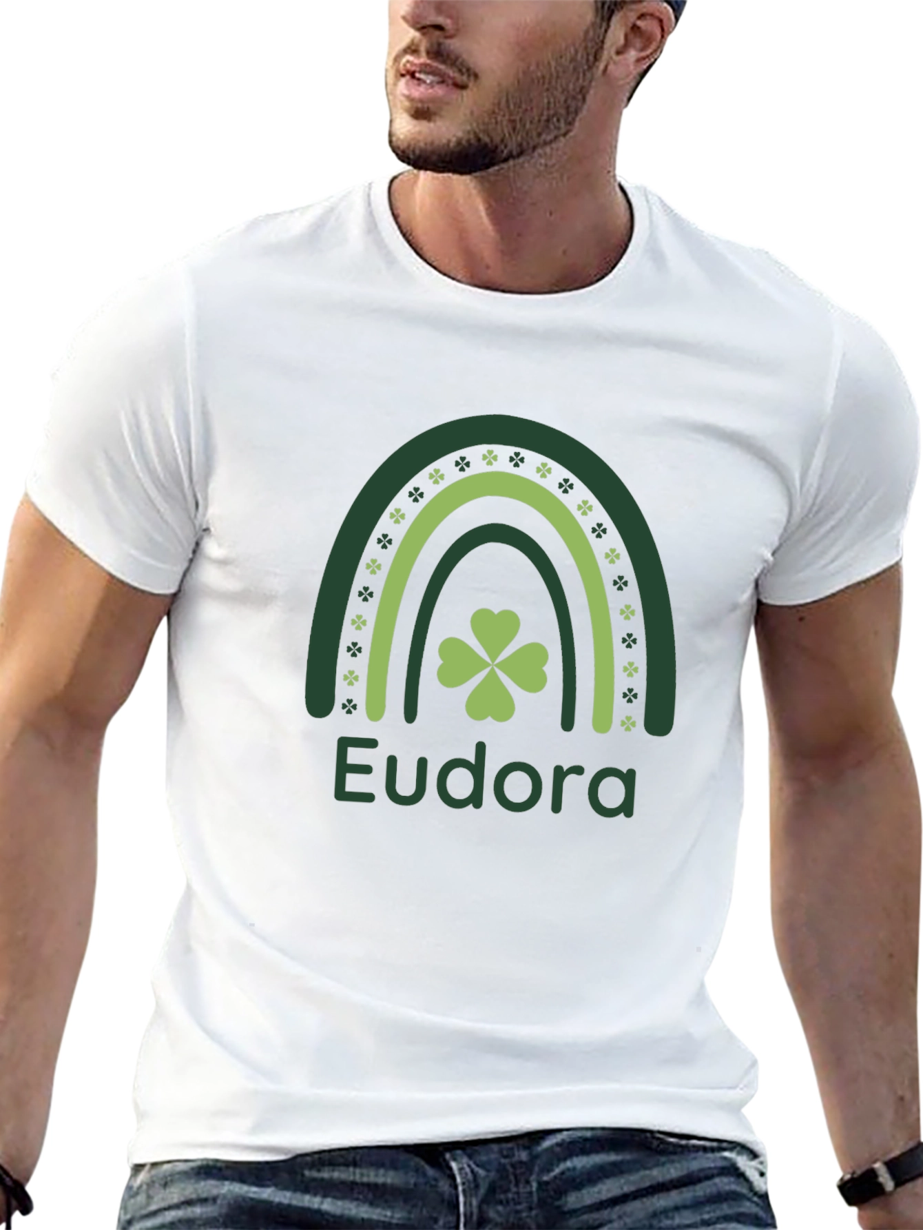 Eudora St. Patricks Day Rainbow T-Shirt