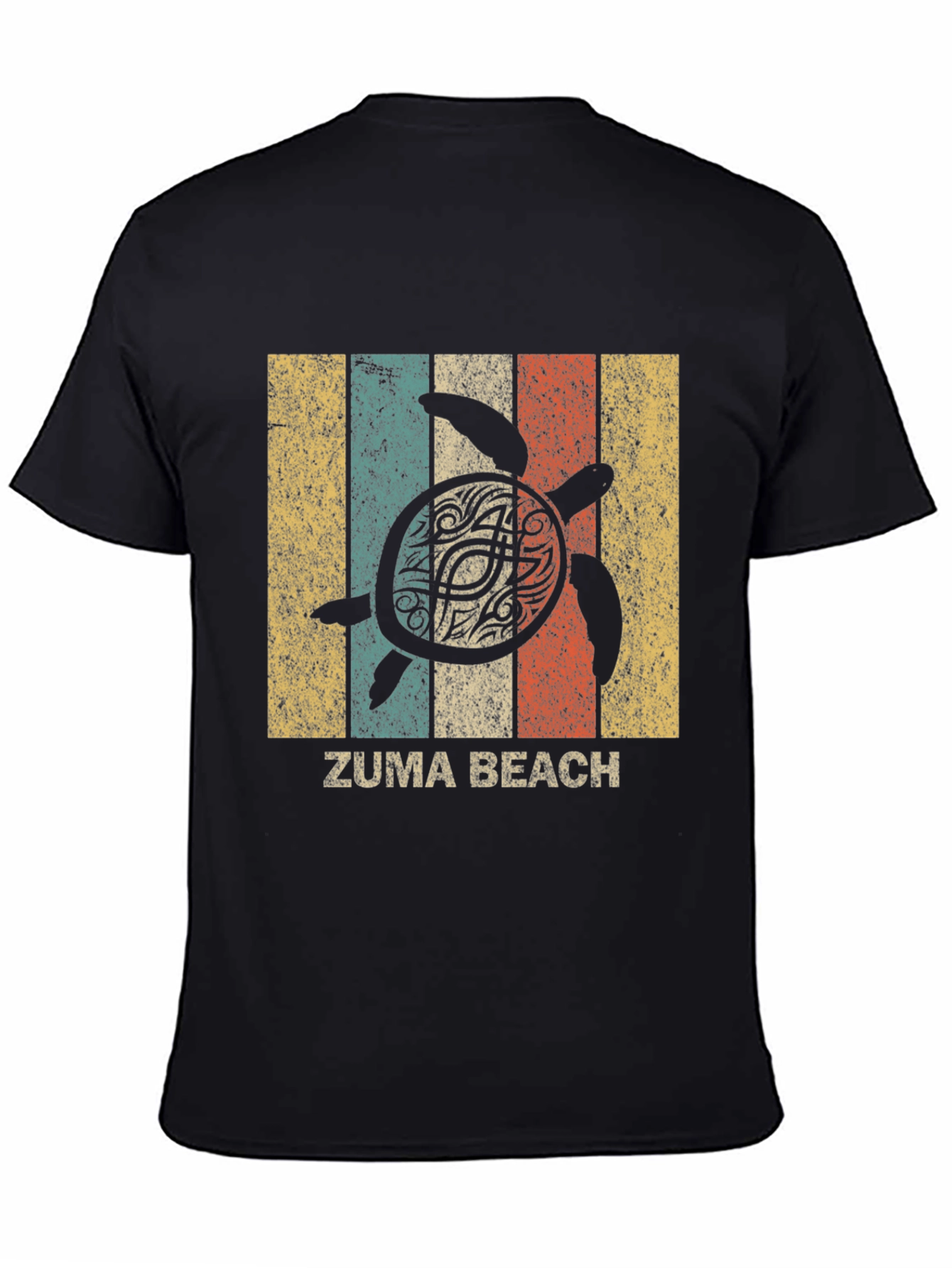 Zuma Beach Turtle Retro T-Shirt