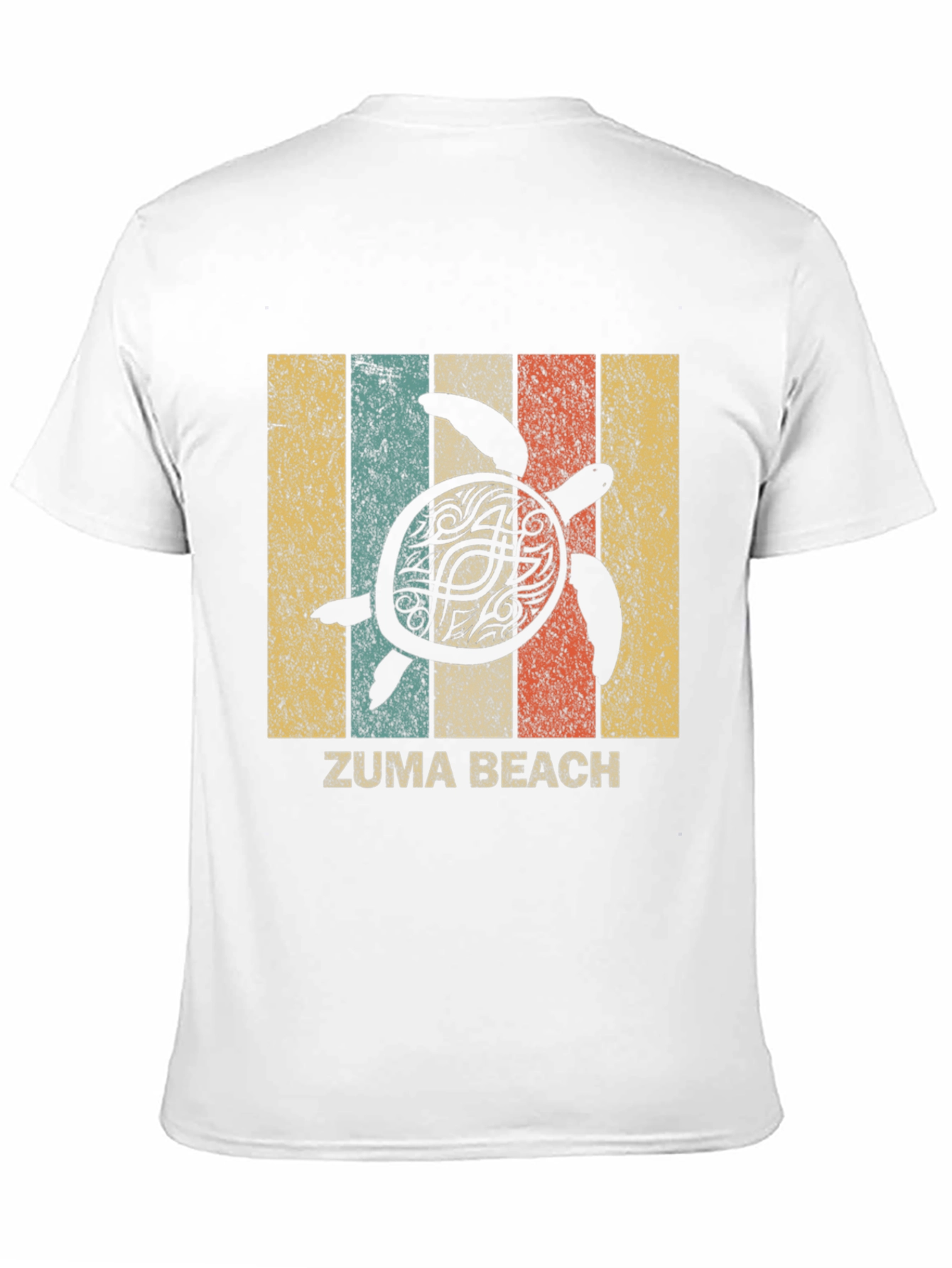 Zuma Beach Turtle Retro T-Shirt