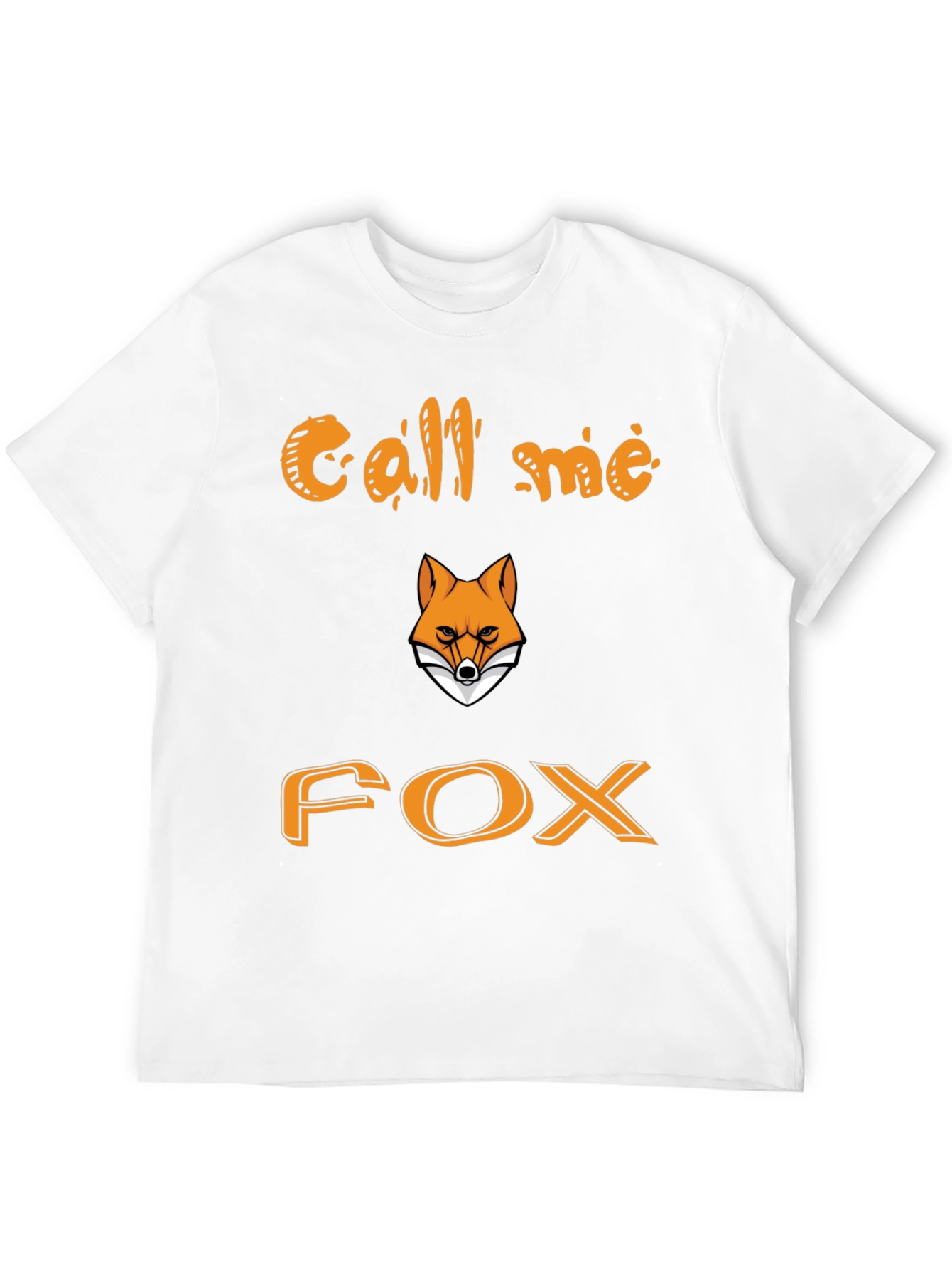 Call Me Fox Graphic Tee - Cool Animal T-Shirt